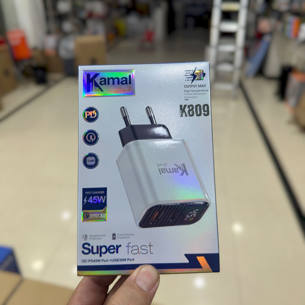 Kamal 45W Super Fast Mobile Charger K809