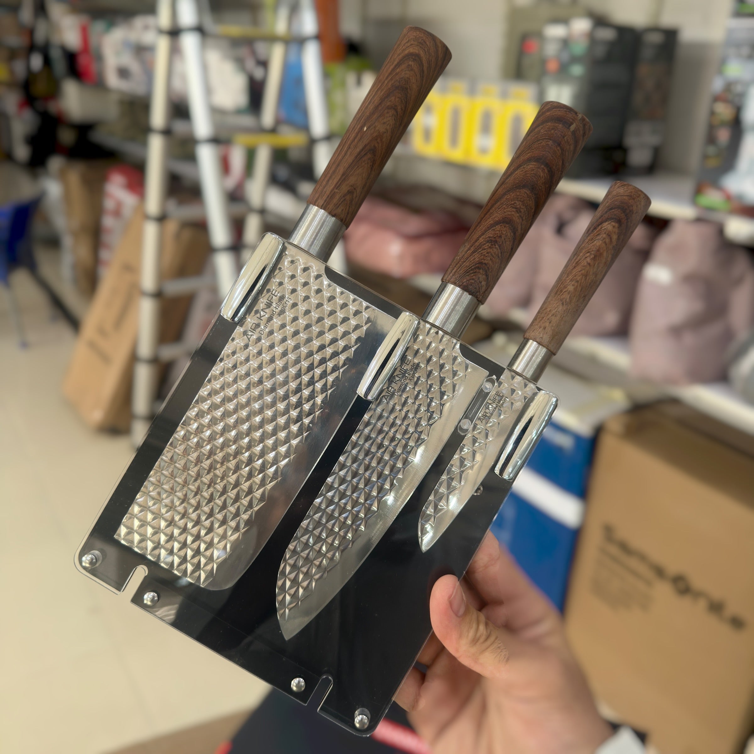 Diamond 7pcs Knife Set with Stand GH-1708A