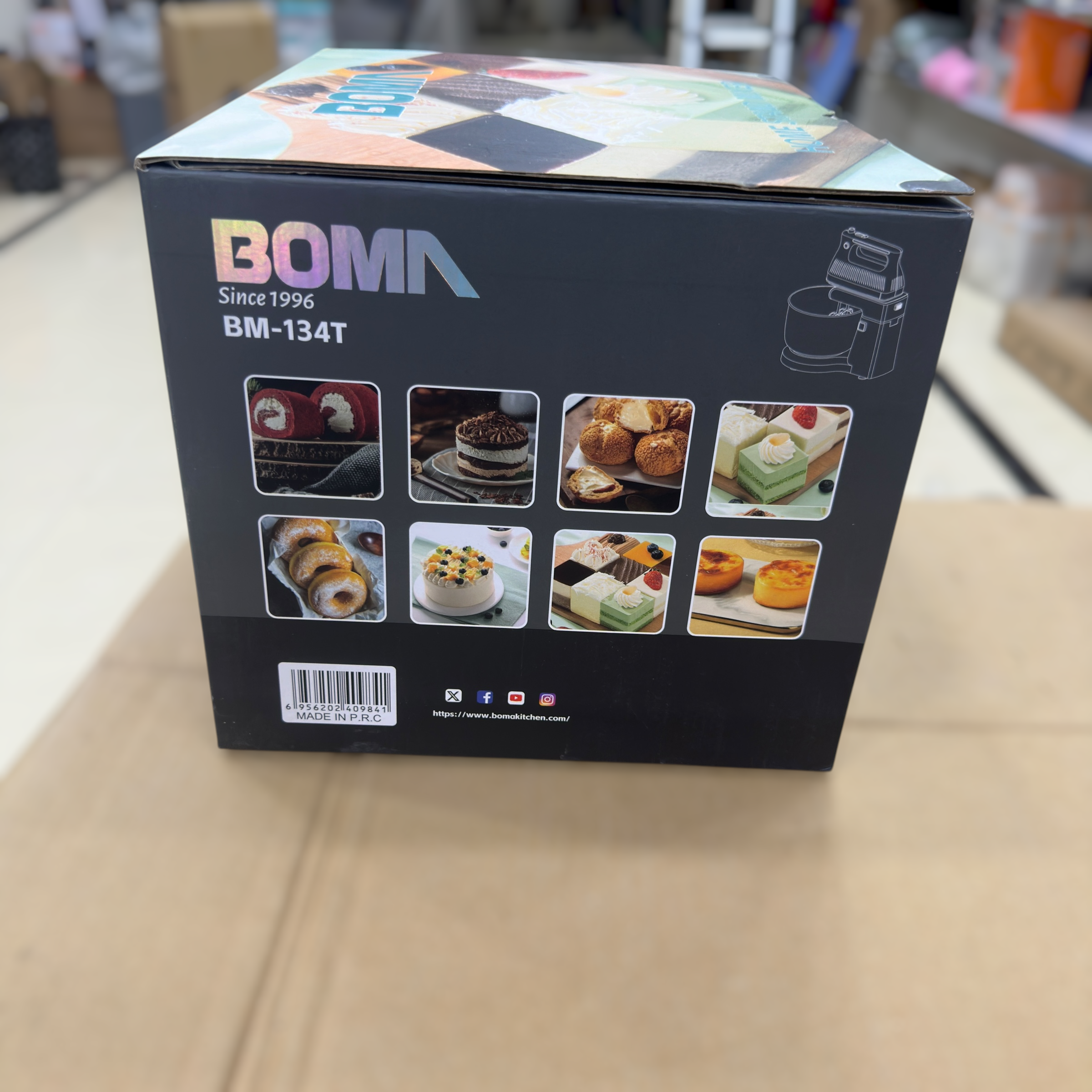 Boma 300W Multifunction Stand Mixer BM-134T