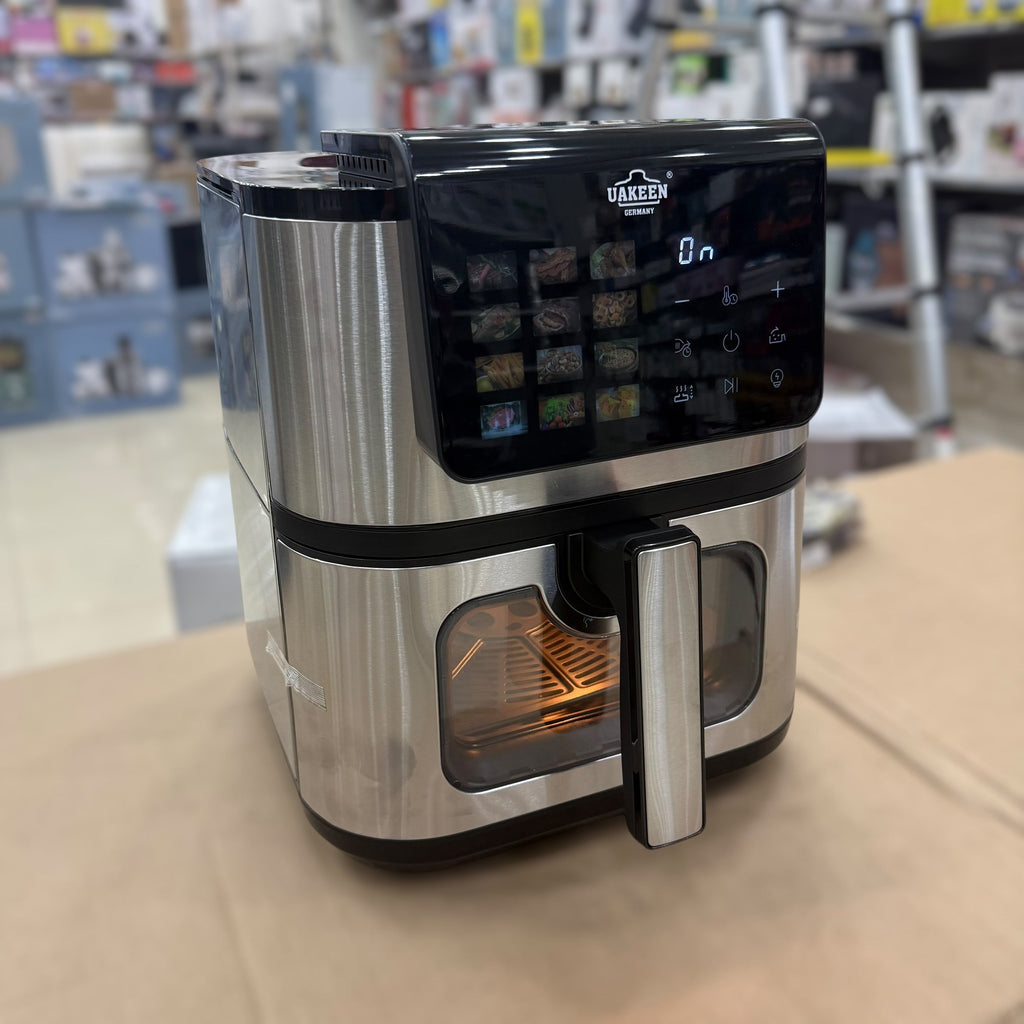 Uakeen Wifi Double Heating Touch Screen Air Fryer 10L ZL-1712