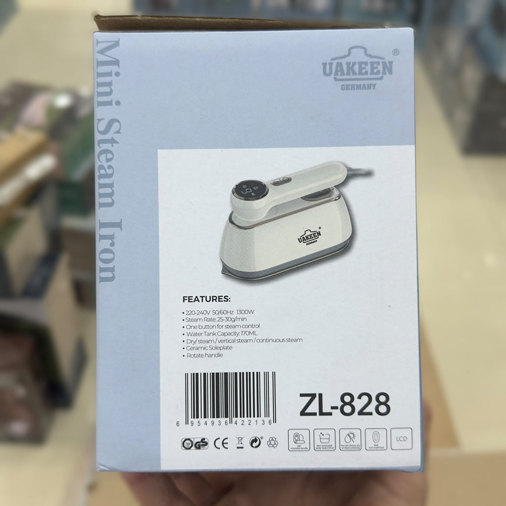 UAKEEN Mini Digital Steam Iron Zl-828