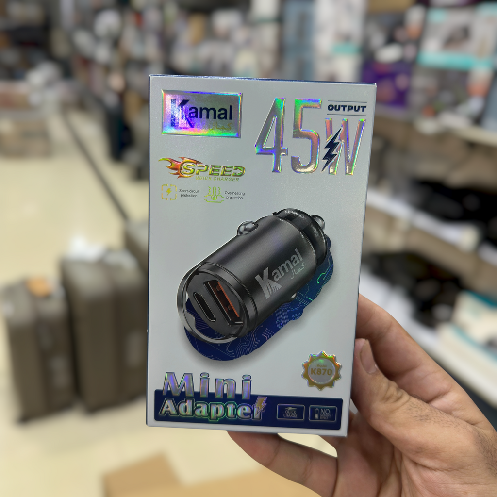 Kamal 45w Mini Car Adapter K870