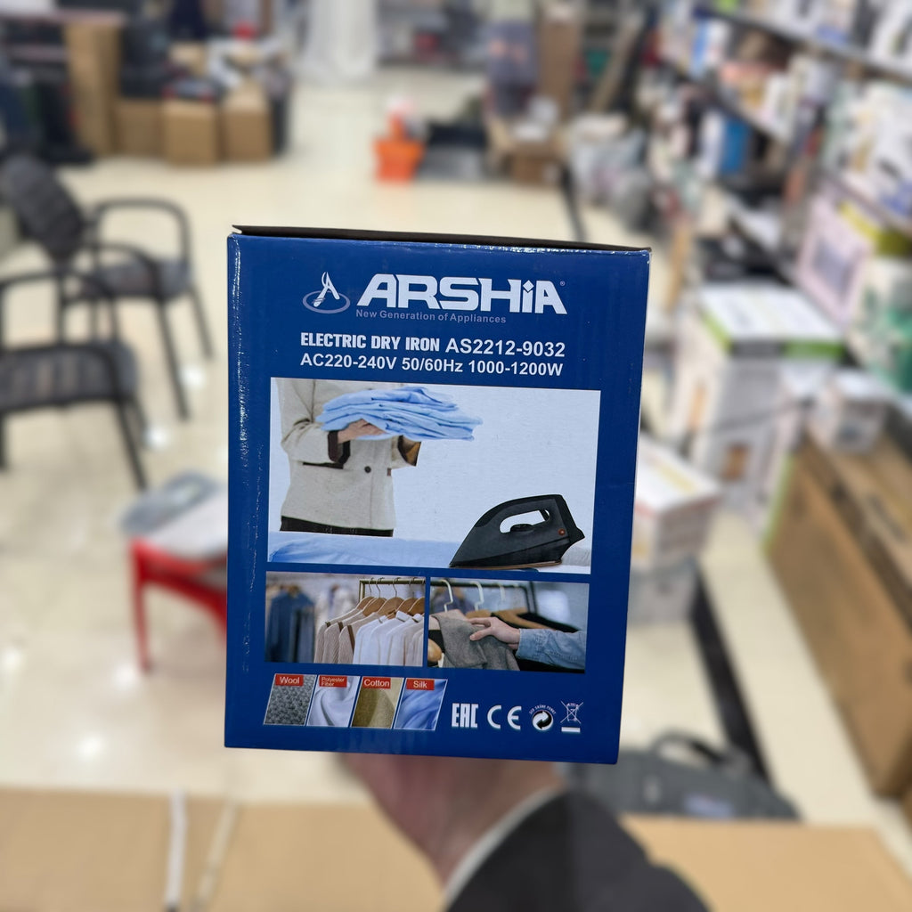 Arshia Black Heavy Dry Iron AS2212-9032