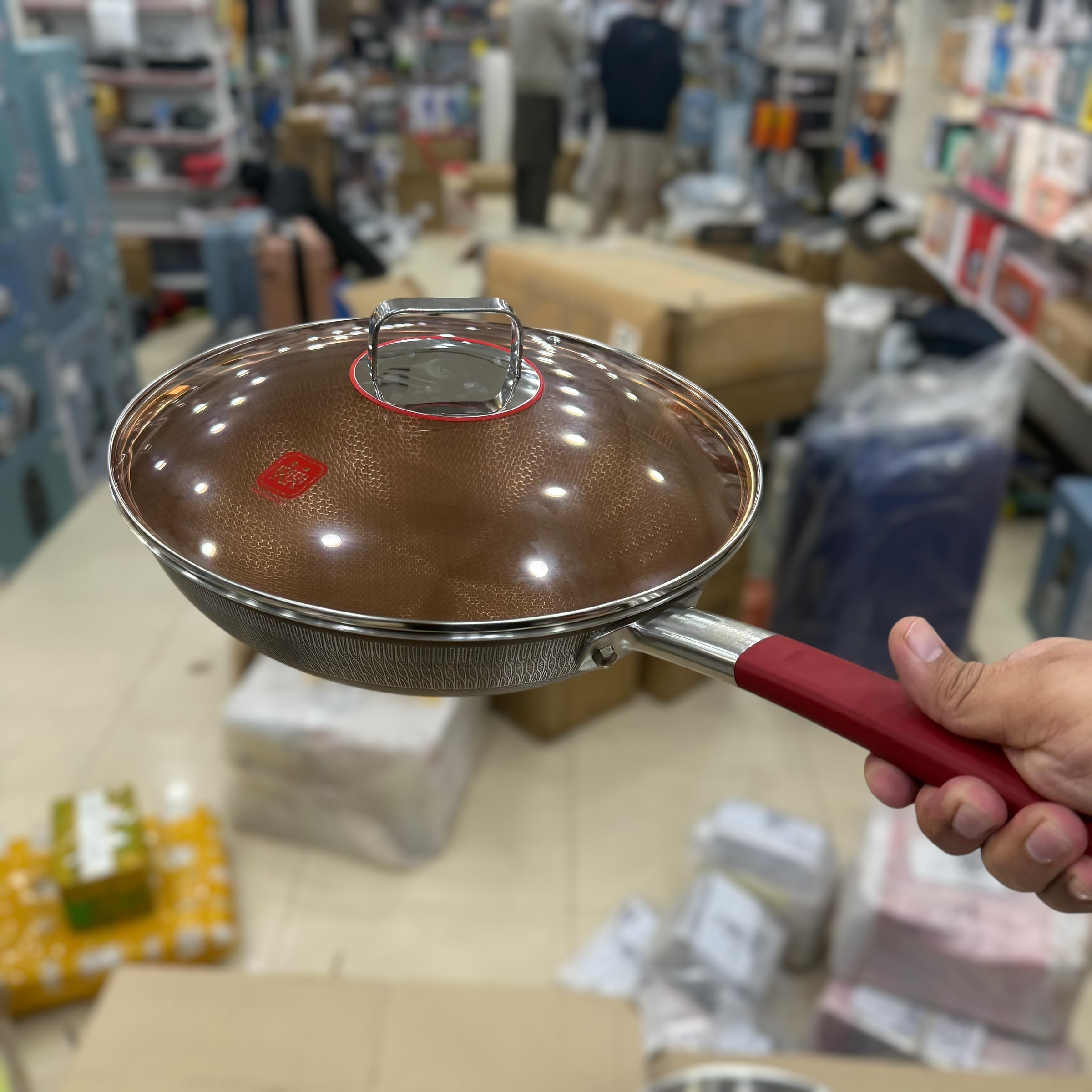 Premium Quality 4 in 1 Laser Coated Deep Pan & Steamer
