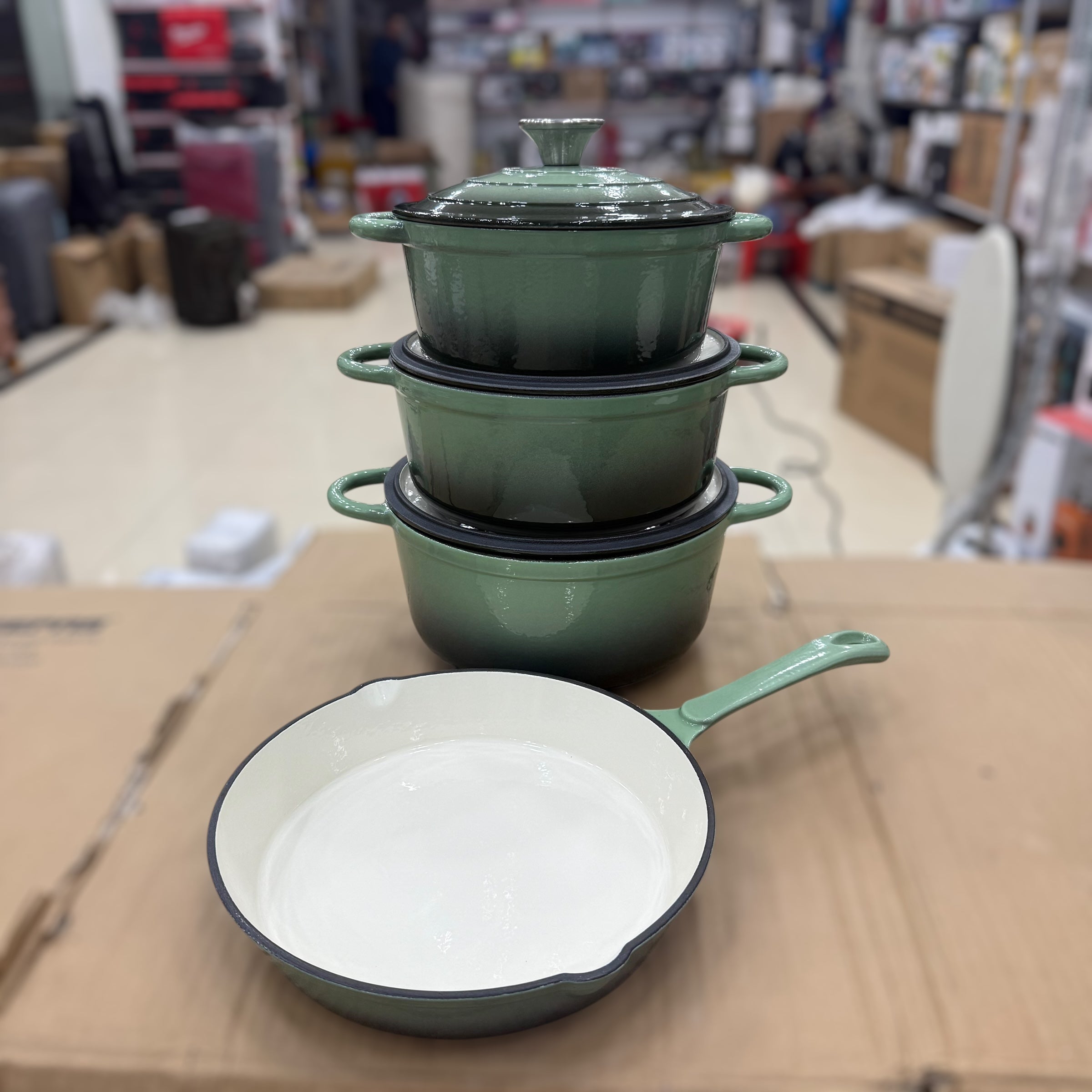 Vmigo 7pcs Cast Iron Cookware Set VM-07