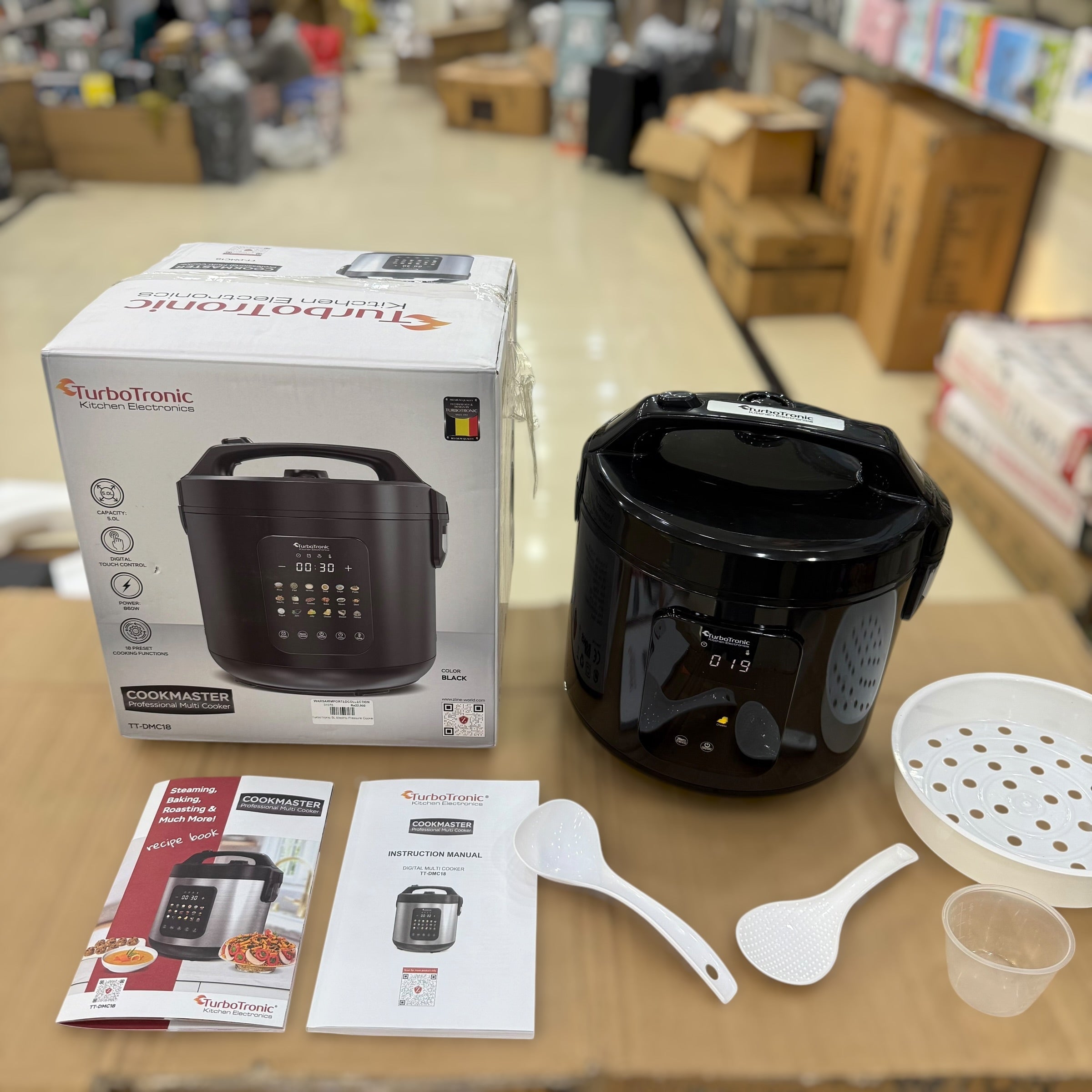 TurboTronic 5L Electric Pressure Cooker