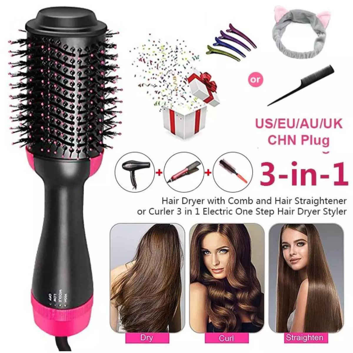 3 in 1 Hair Dryer & Styler Brush