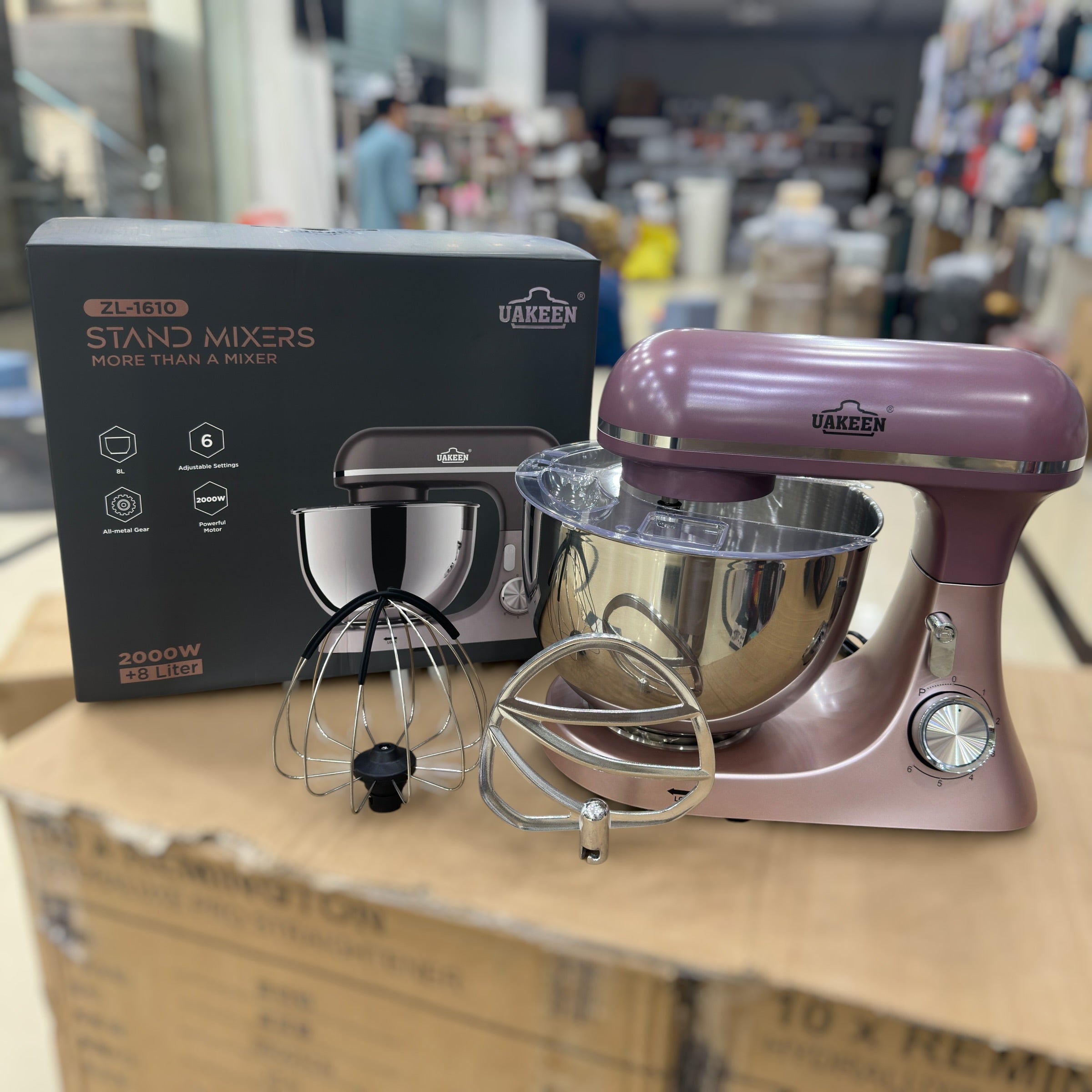 Uakeen 8L Stand Mixer ZL-1610