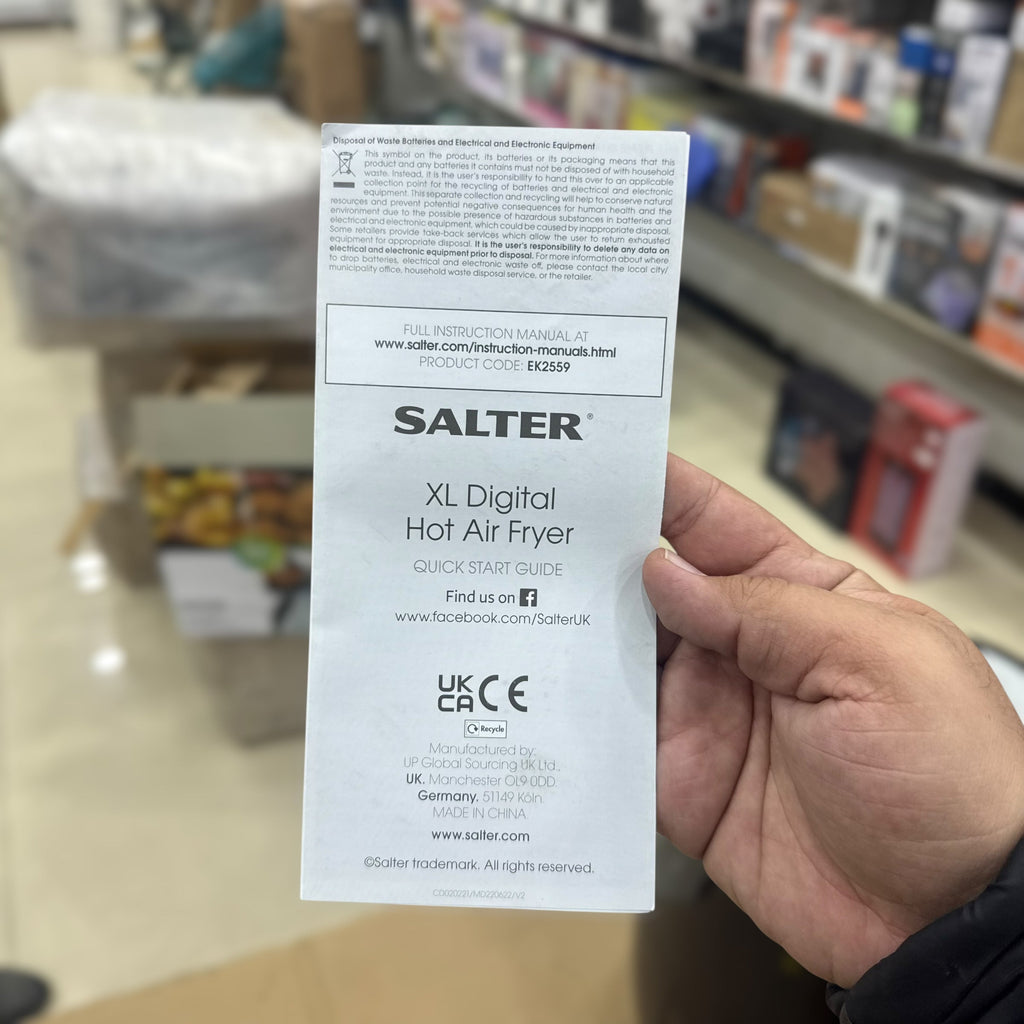 Salter Uk XL Digital Air Fryer 4.5L
