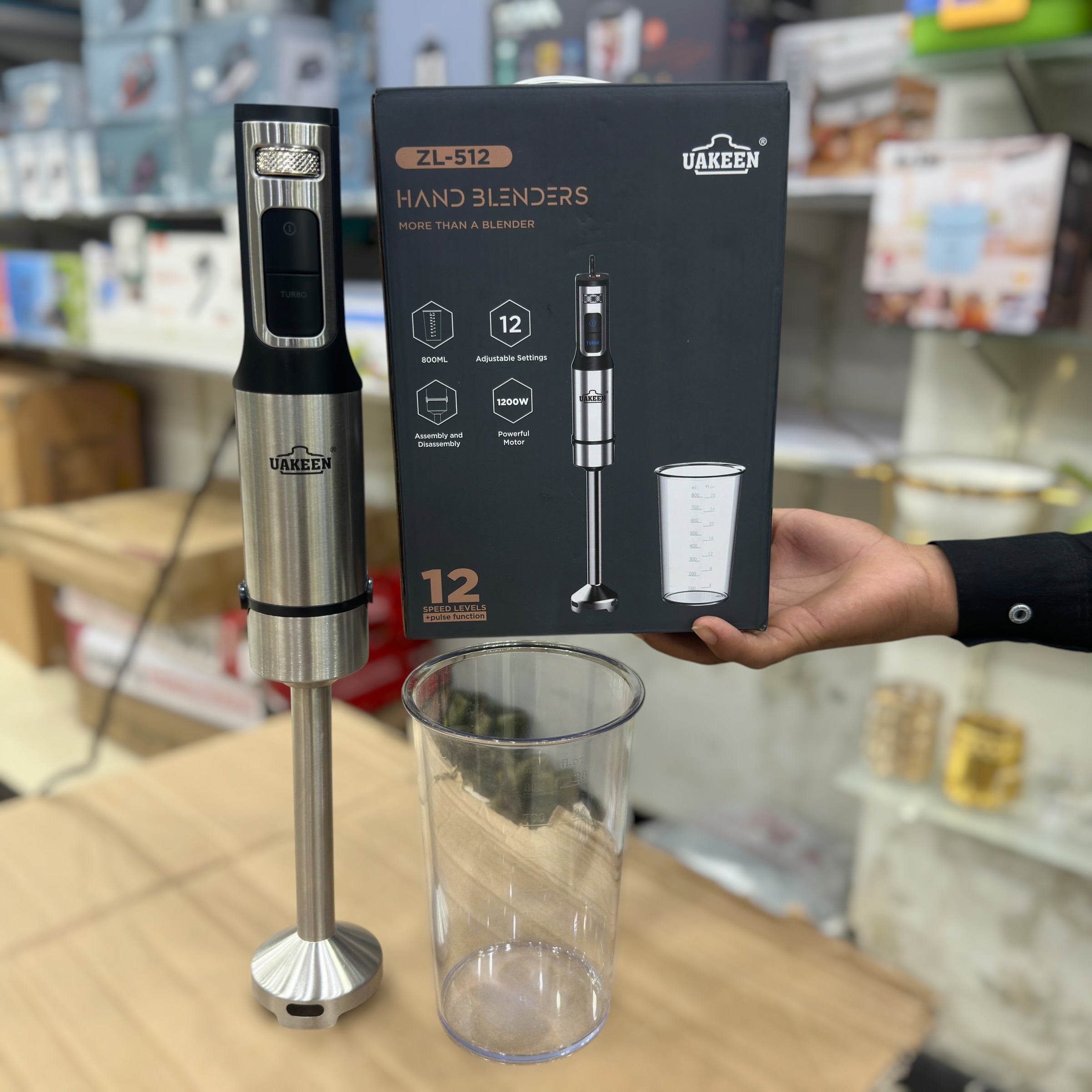 Uakeen Digital Hand Blender ZL-512