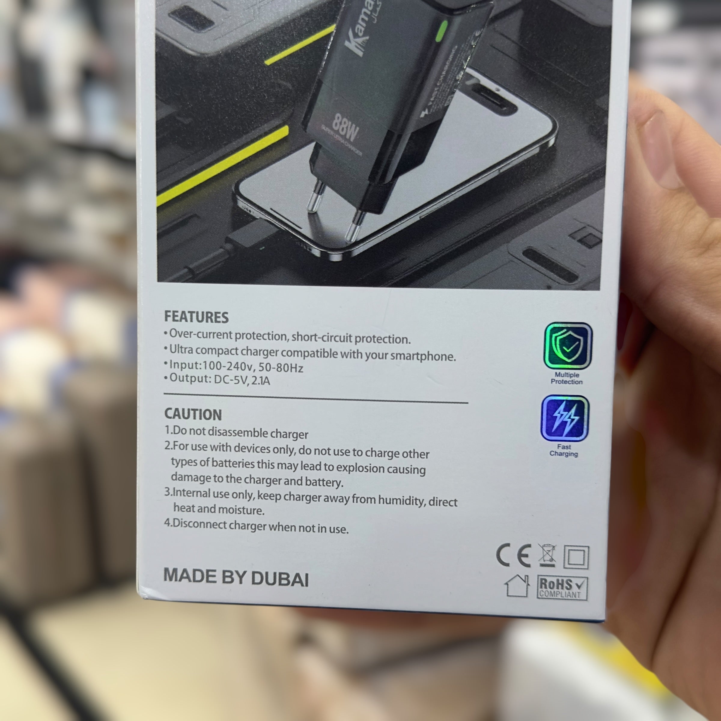 Kamal 88W Fast Charger KC804