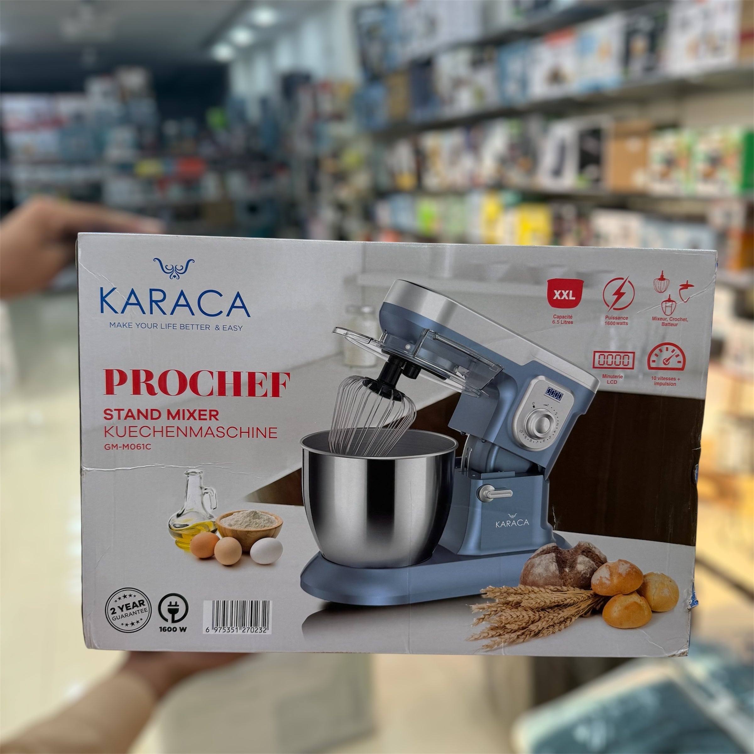 KARACA Pro-Chef Electric Stand Mixer