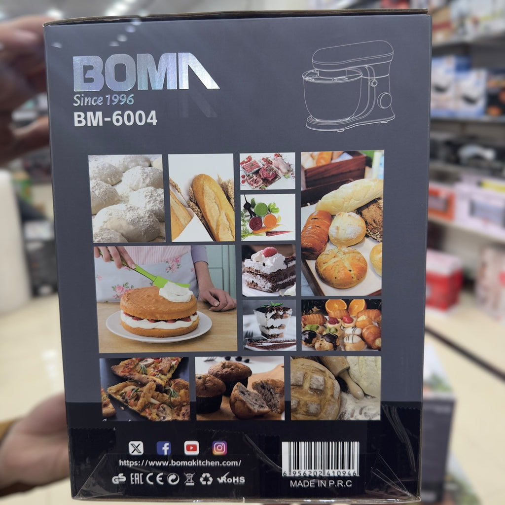 Boma 3 in 1 Stand Mixer 6L BM-6004