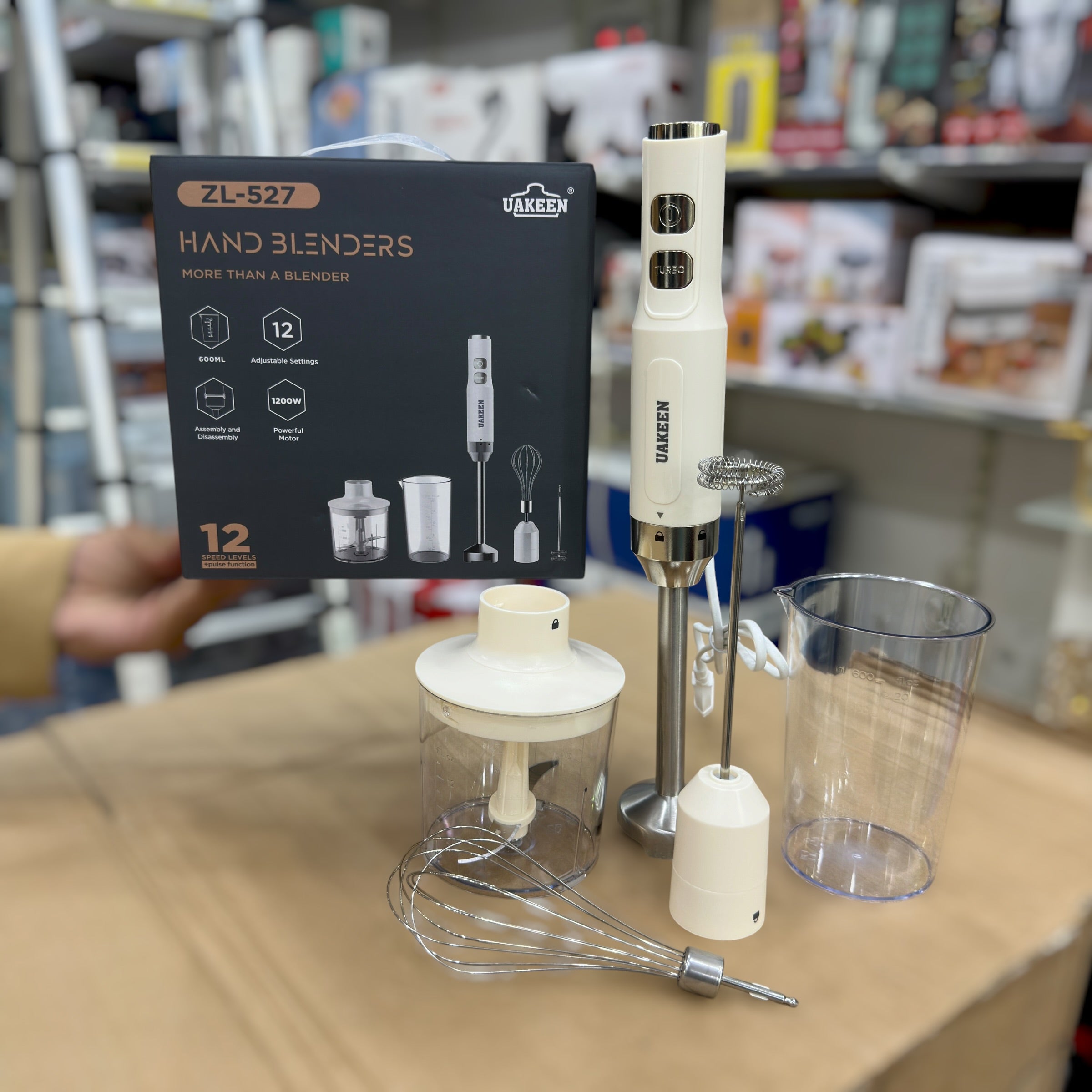 Uakeen 5 in 1 Electric Hand Blender Set  ZL-527