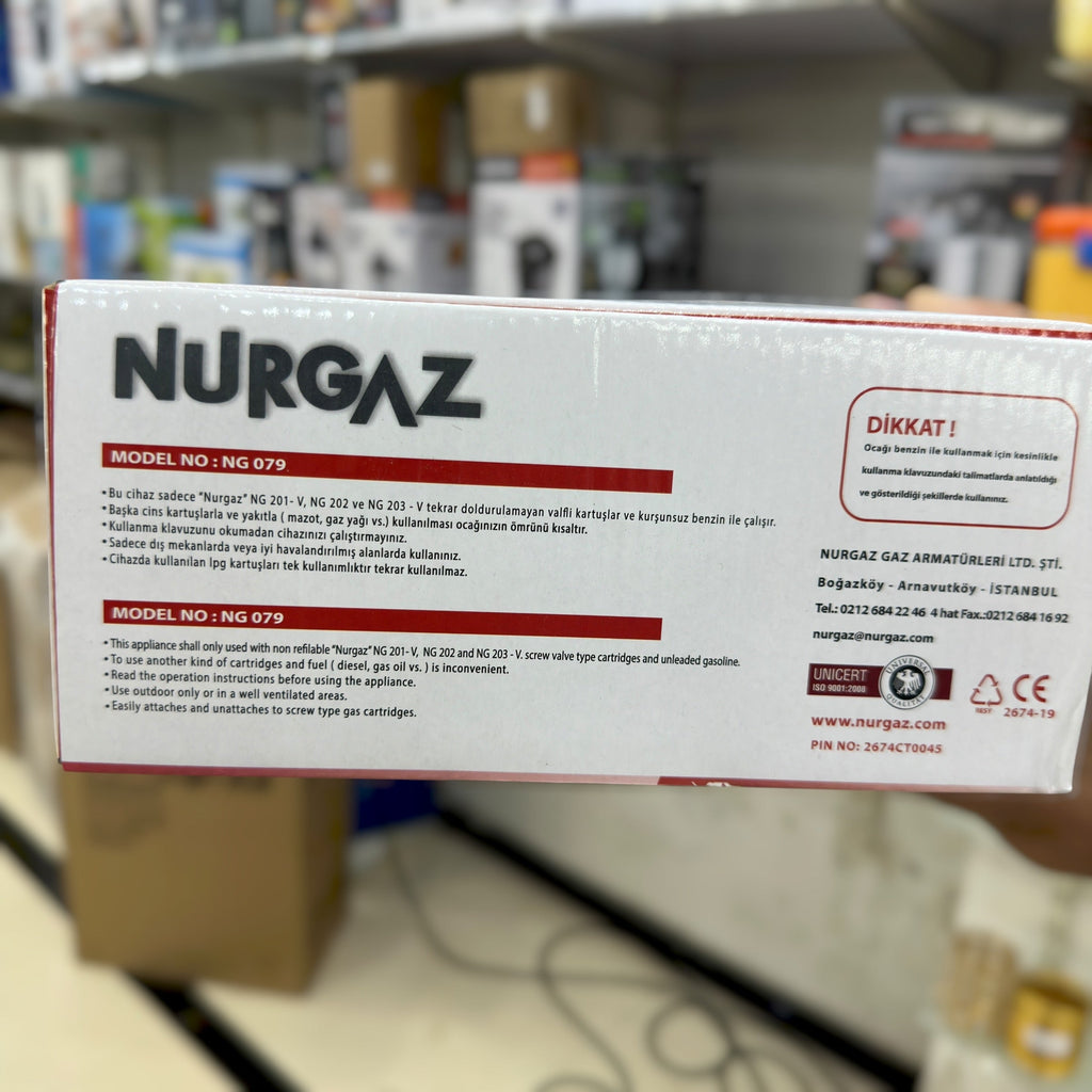 NURGAZ Multi-Fuel Camping Stove