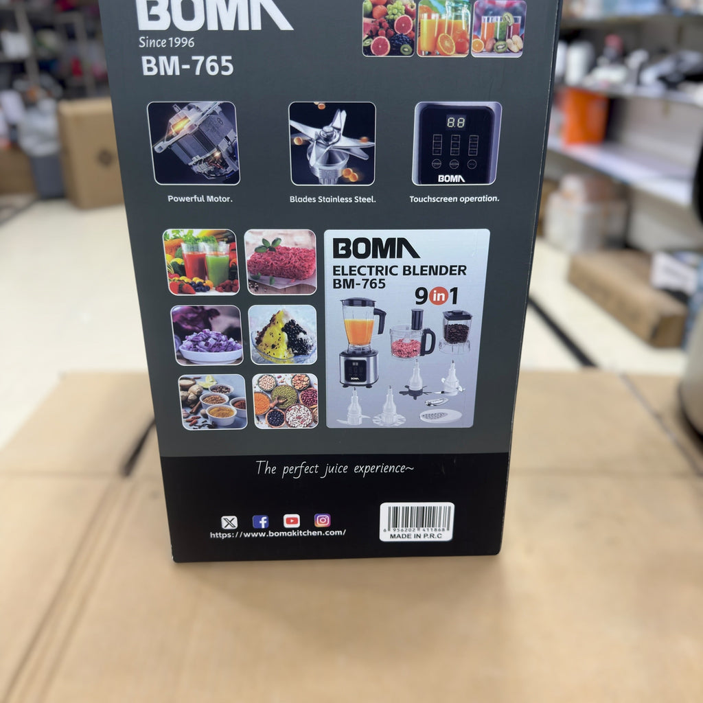 Boma 9 In 1 Multifunction Blender Chopper Set BM-765