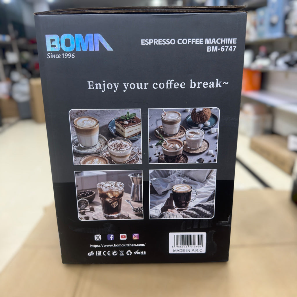 Boma Digital Espresso Coffee Machine BM-6747