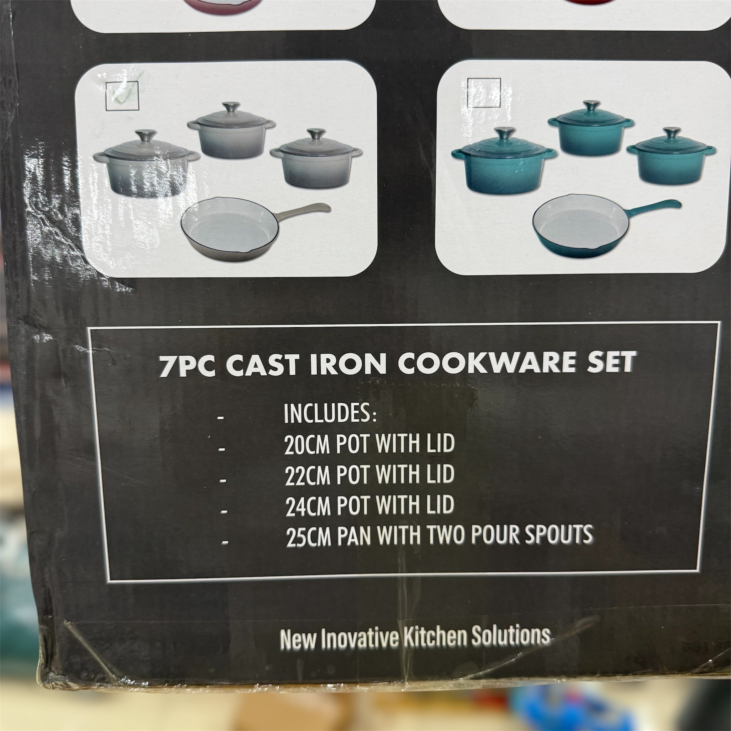 Vmigo 7pcs Cast Iron Cookware Set VM-07