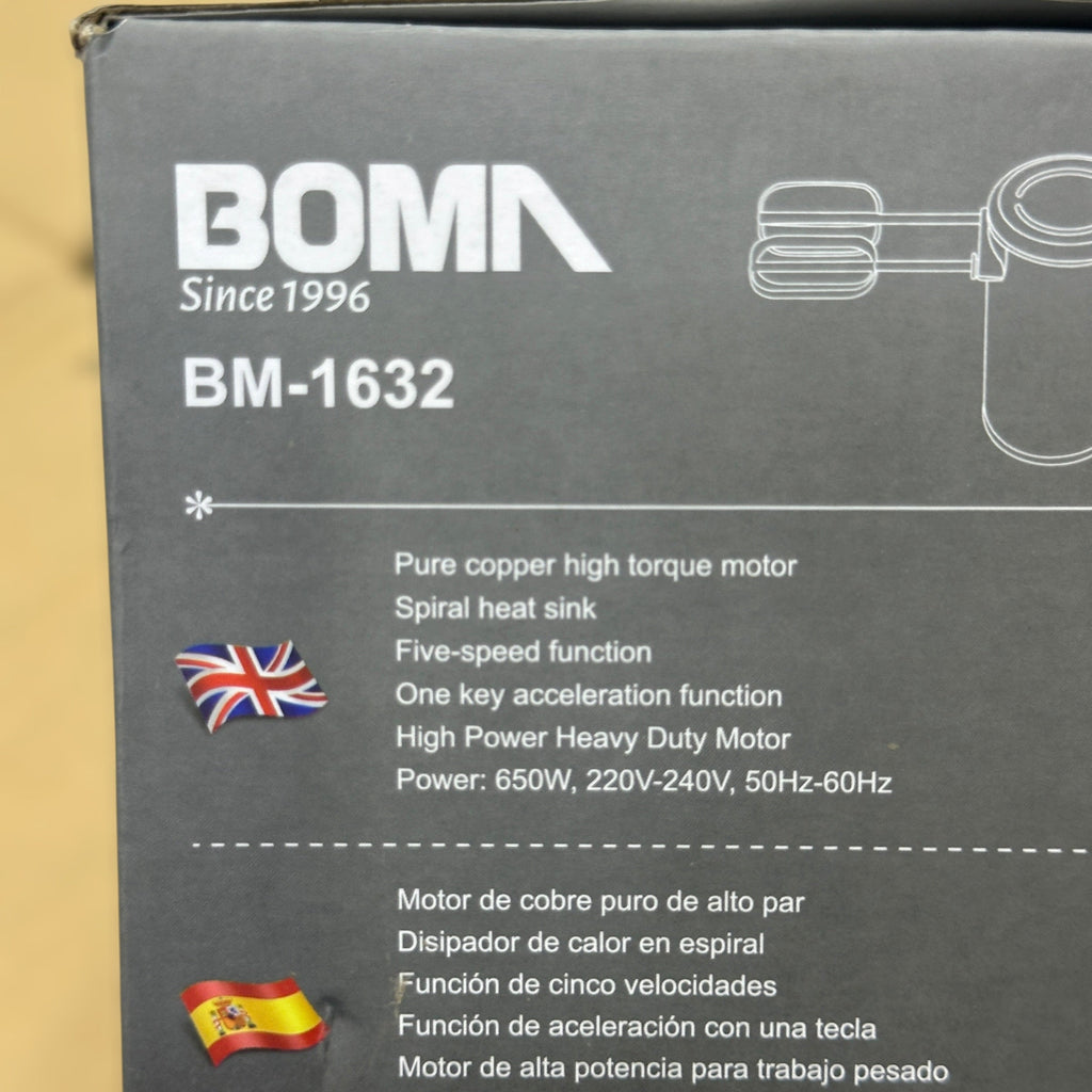 Boma 2 in 1 Electric Hand Mixer BM-1632