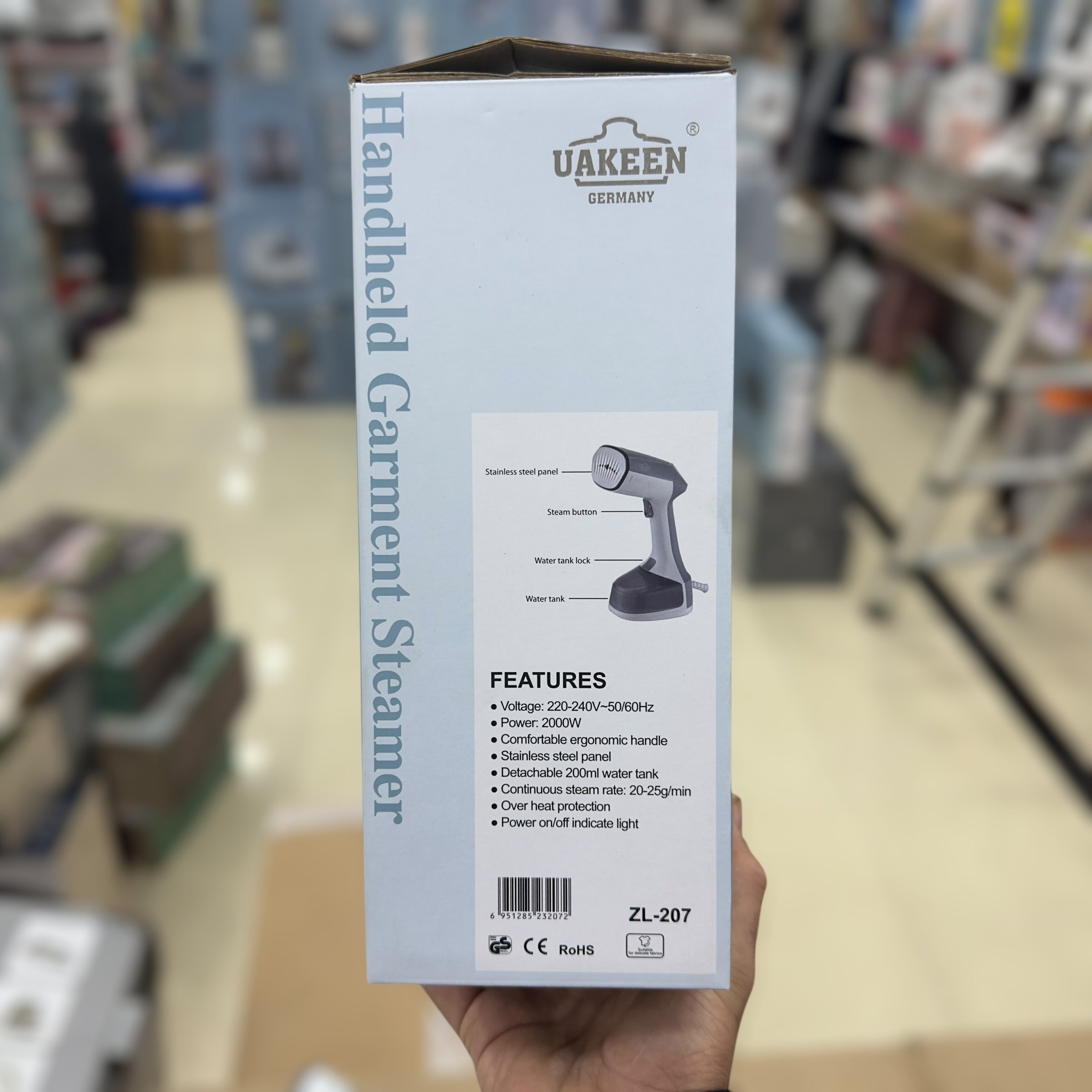 Uakeen Handheld Garments Steamer Zl-207