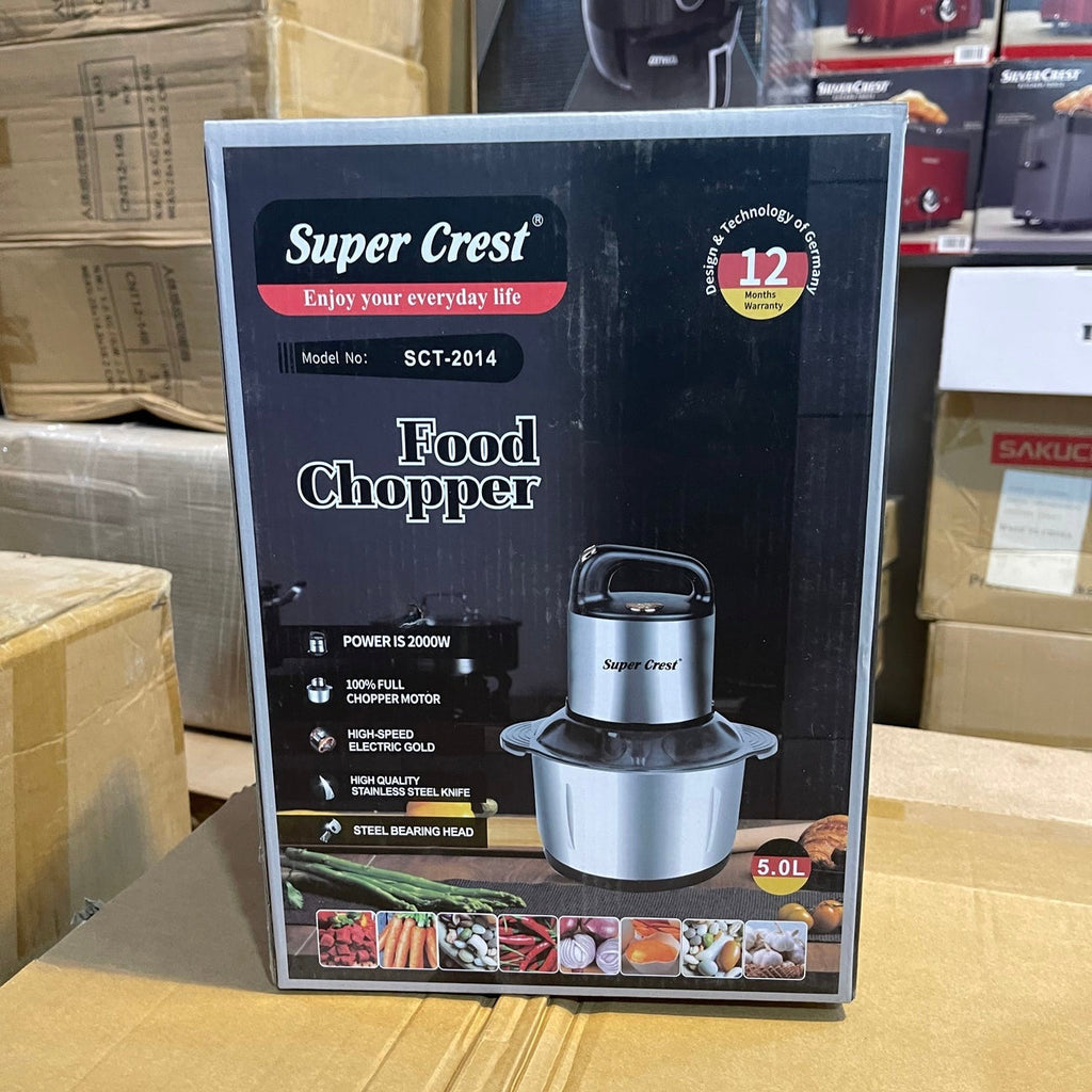 Super Crest 5L Food Chopper with Extra Blade SCT-2014