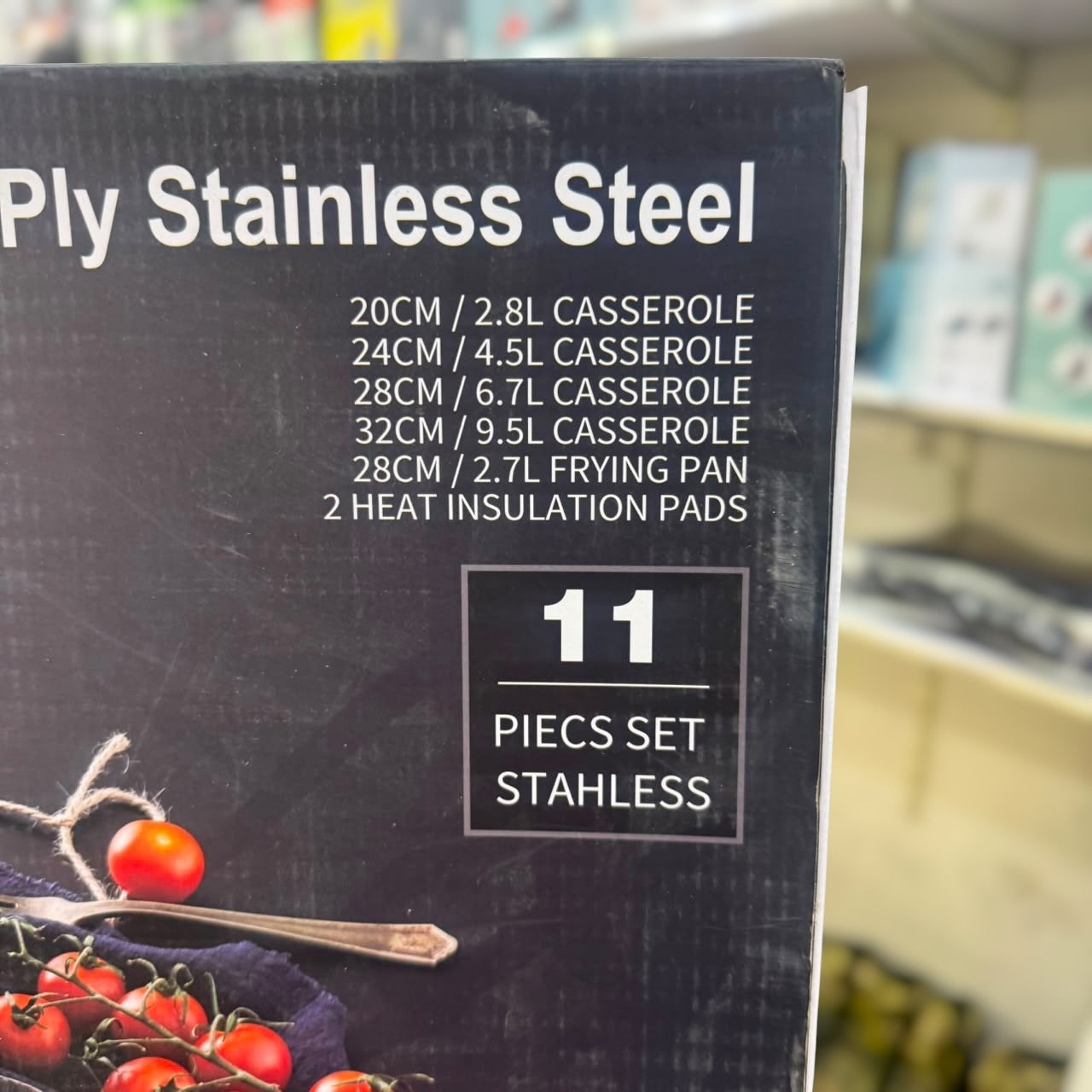 UCC LIFE Triply 11pc Laser Coated Cookware