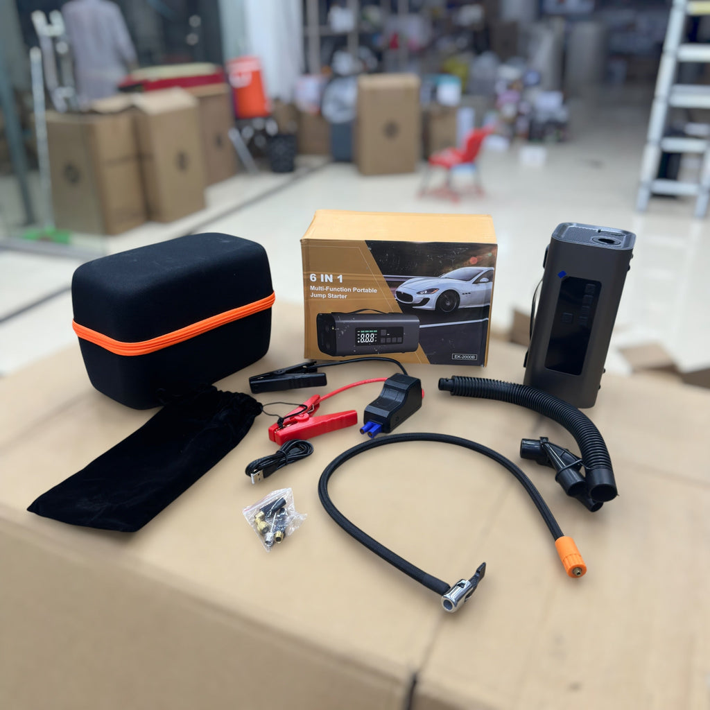 6 in 1 Portable Jump Starter EK-2000B