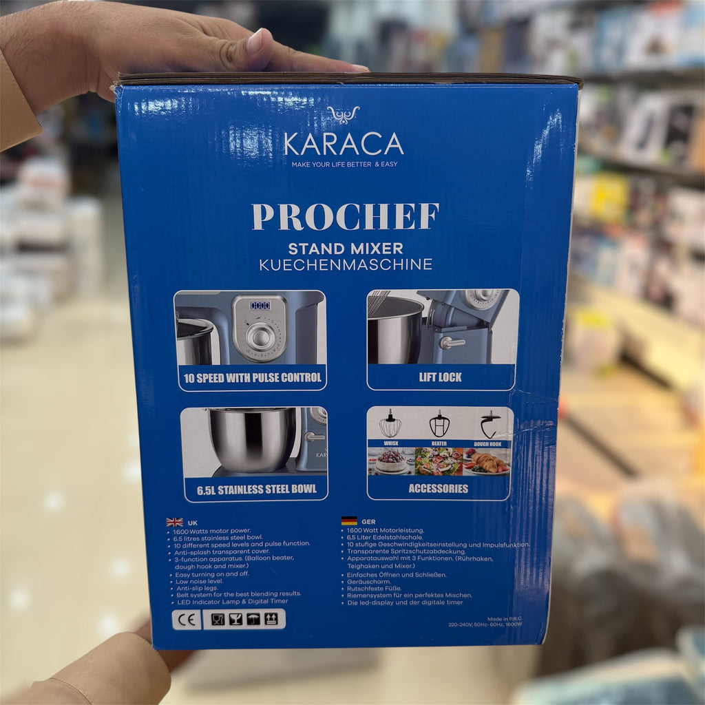 KARACA Pro-Chef Electric Stand Mixer