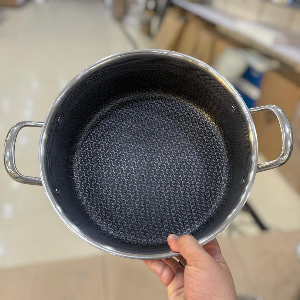6pcs Deep Laser Coated Set Size = 28 to 32cm
