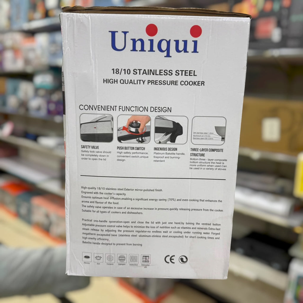 Uniqui 6+8L Automatic Pressure Cooker