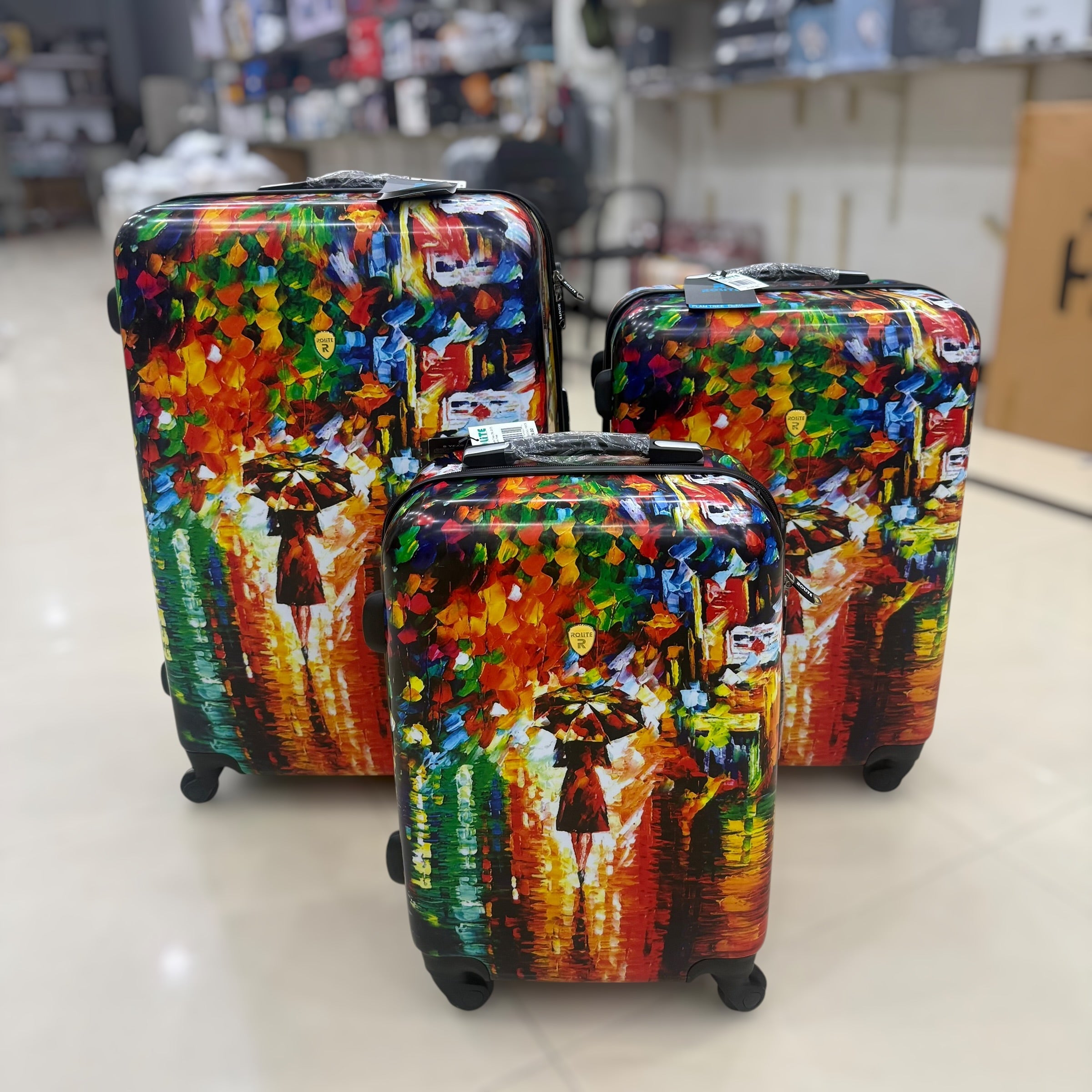 ROLITE USA Palm Tree Luggage Set