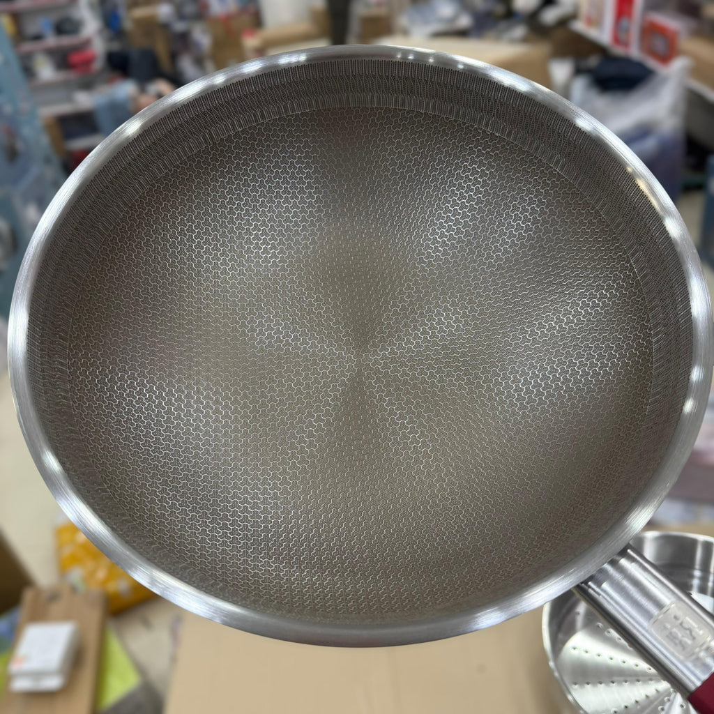 Premium Quality 4 in 1 Laser Coated Deep Pan & Steamer
