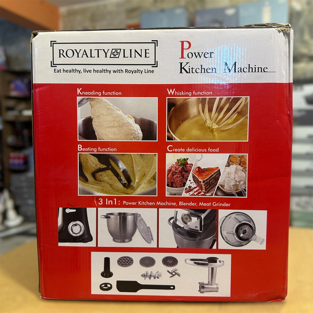 Royalty Line 3-in-1 Stand Mixer & Kitchen Machine