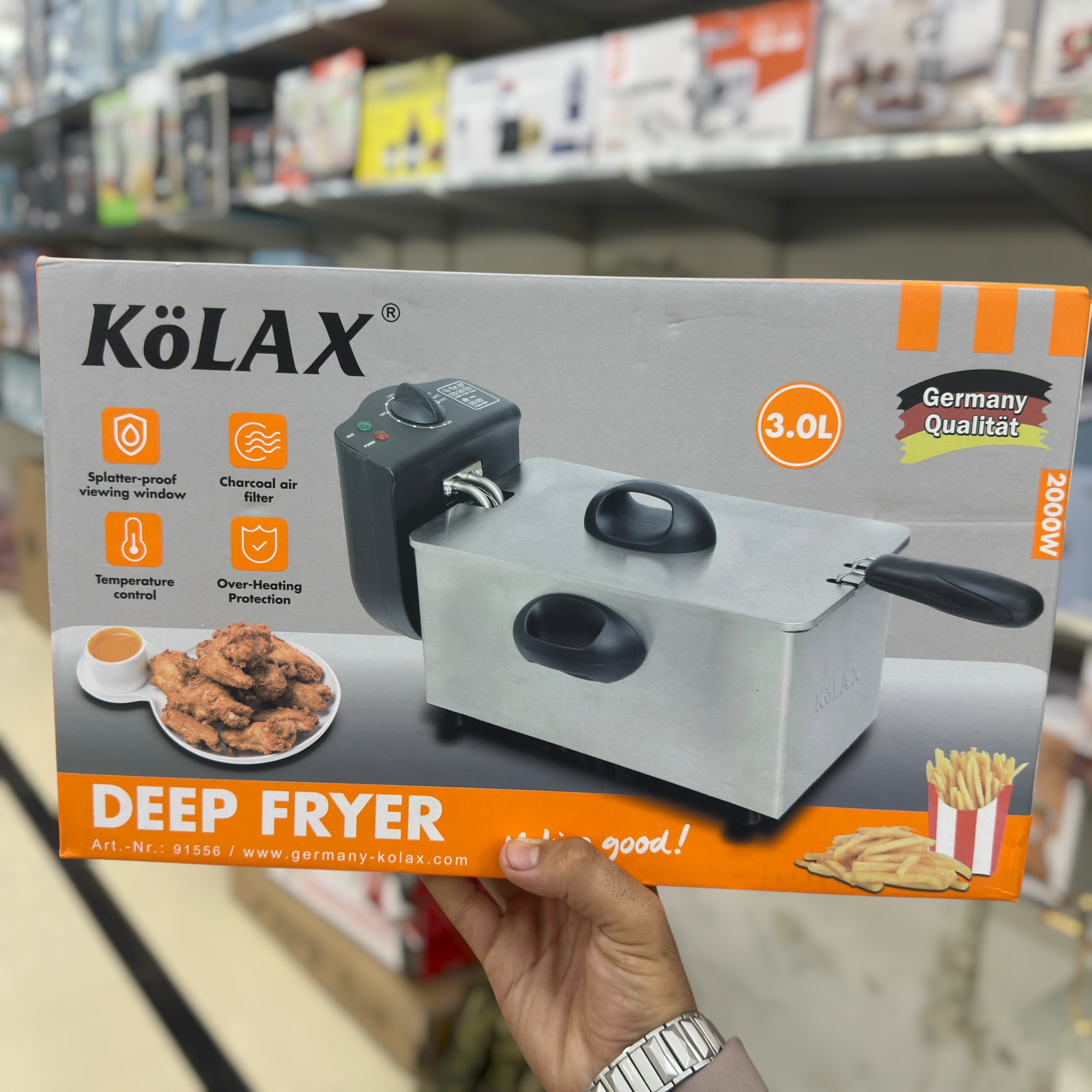 Kolax 3L Electric Deep Fryer 91556
