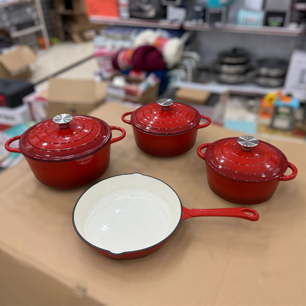 Vmigo 7pcs Cast Iron Cookware Set VM-07