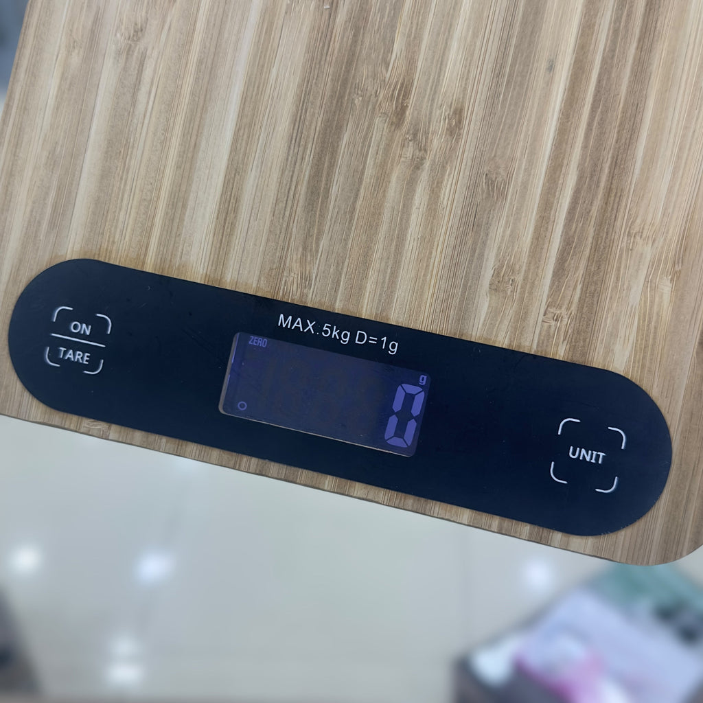 Uakeen Digital Kitchen Scale With   Bambo Body Zl-2906