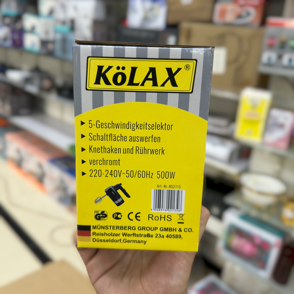 Kolax Electric Hand Mixer 802715