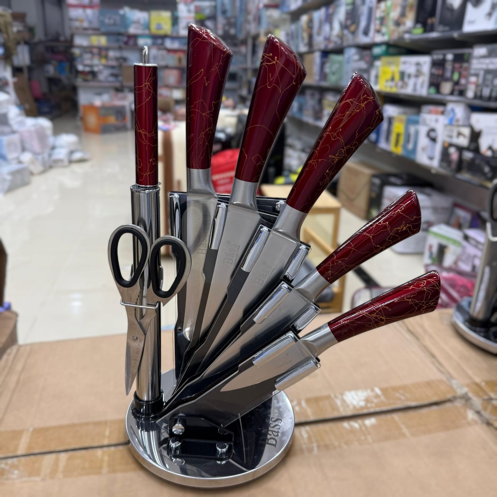 Bass 8pcs Kitchen Knife Set