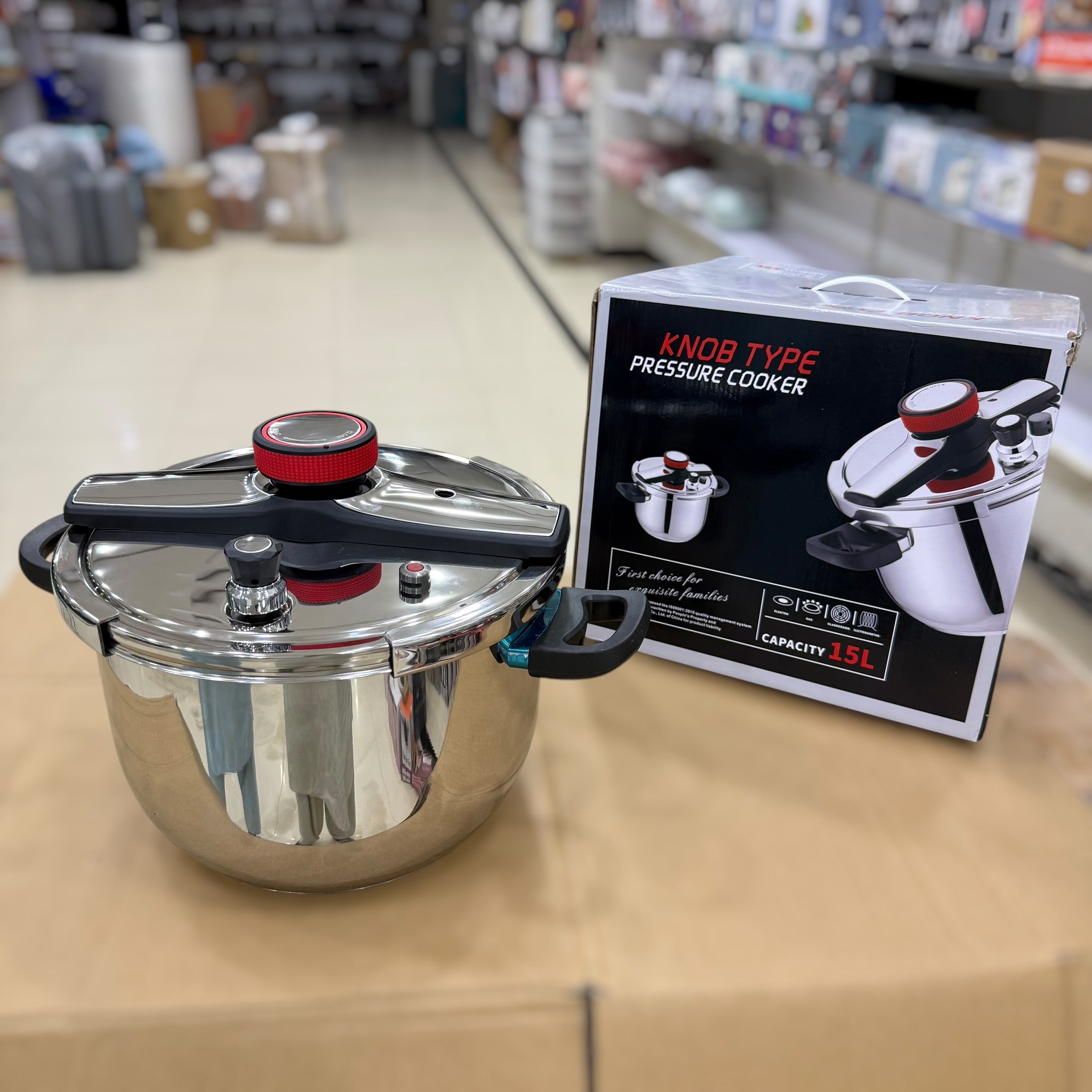 Big Size 15 Litres Automatic Pressure Cooker