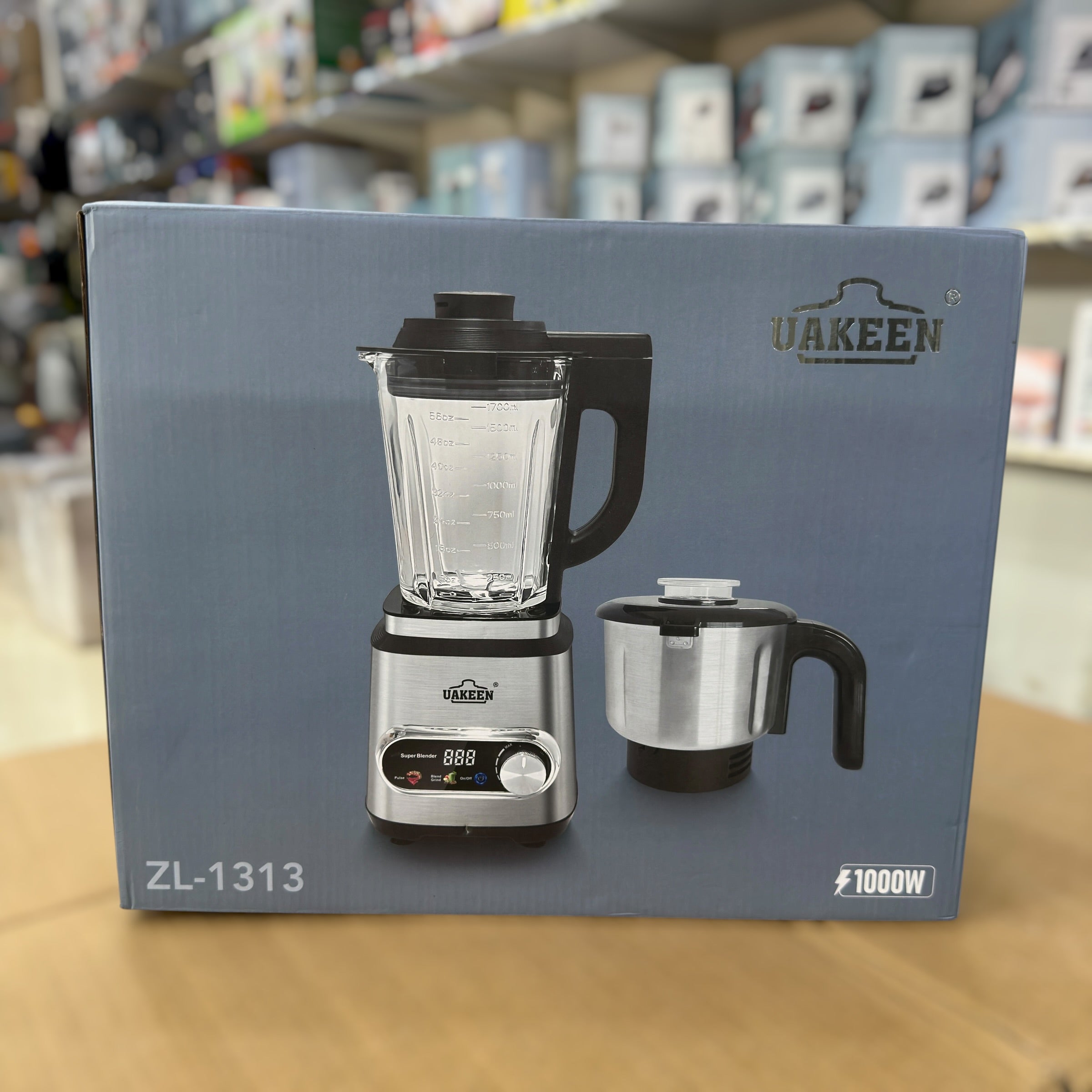 Uakeen Digital Blender With Grinder ZL-1313