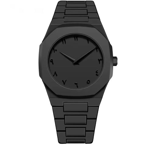 Black Arabic Aura Watch