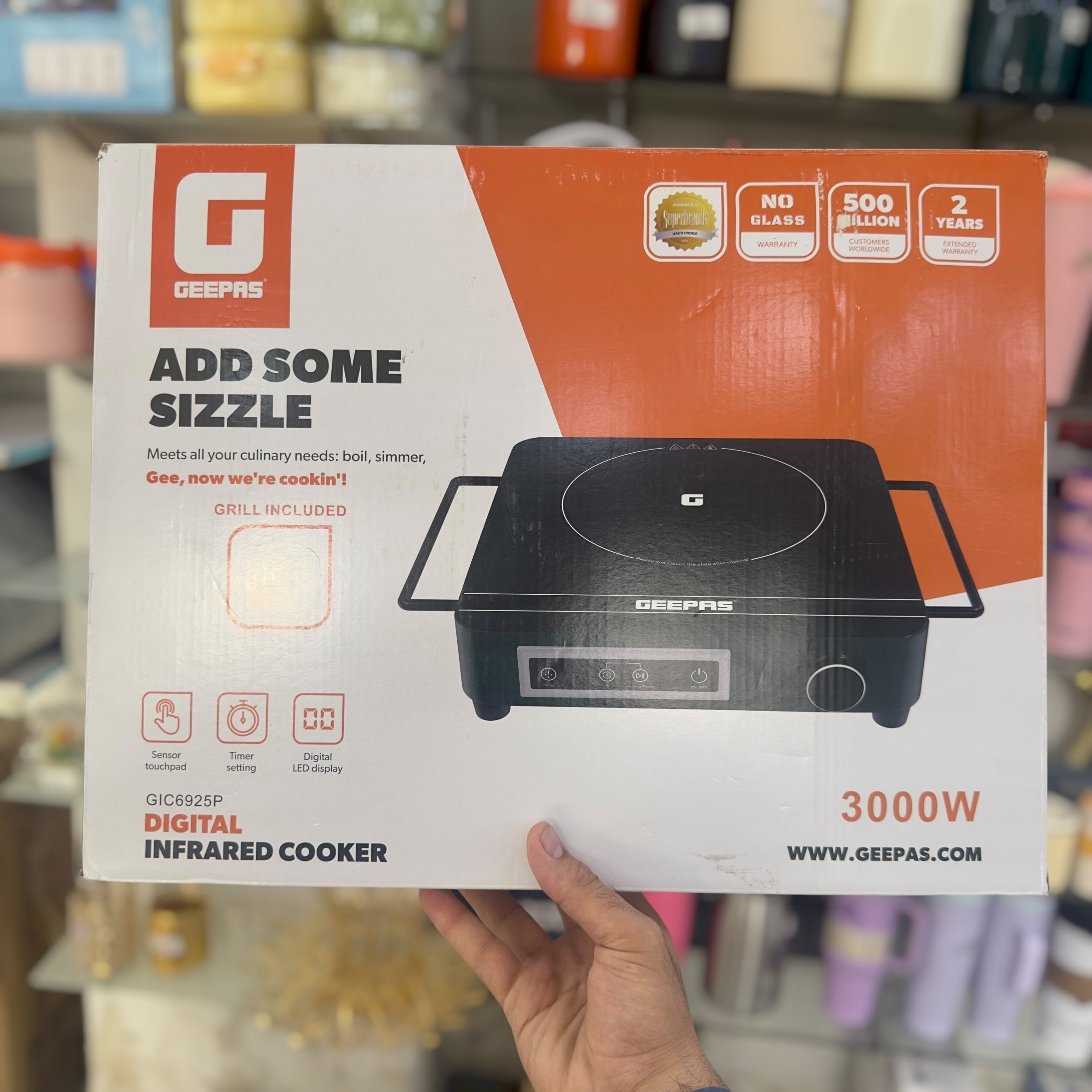 Geepas Digital Infrared Universal Hot Plate 6925