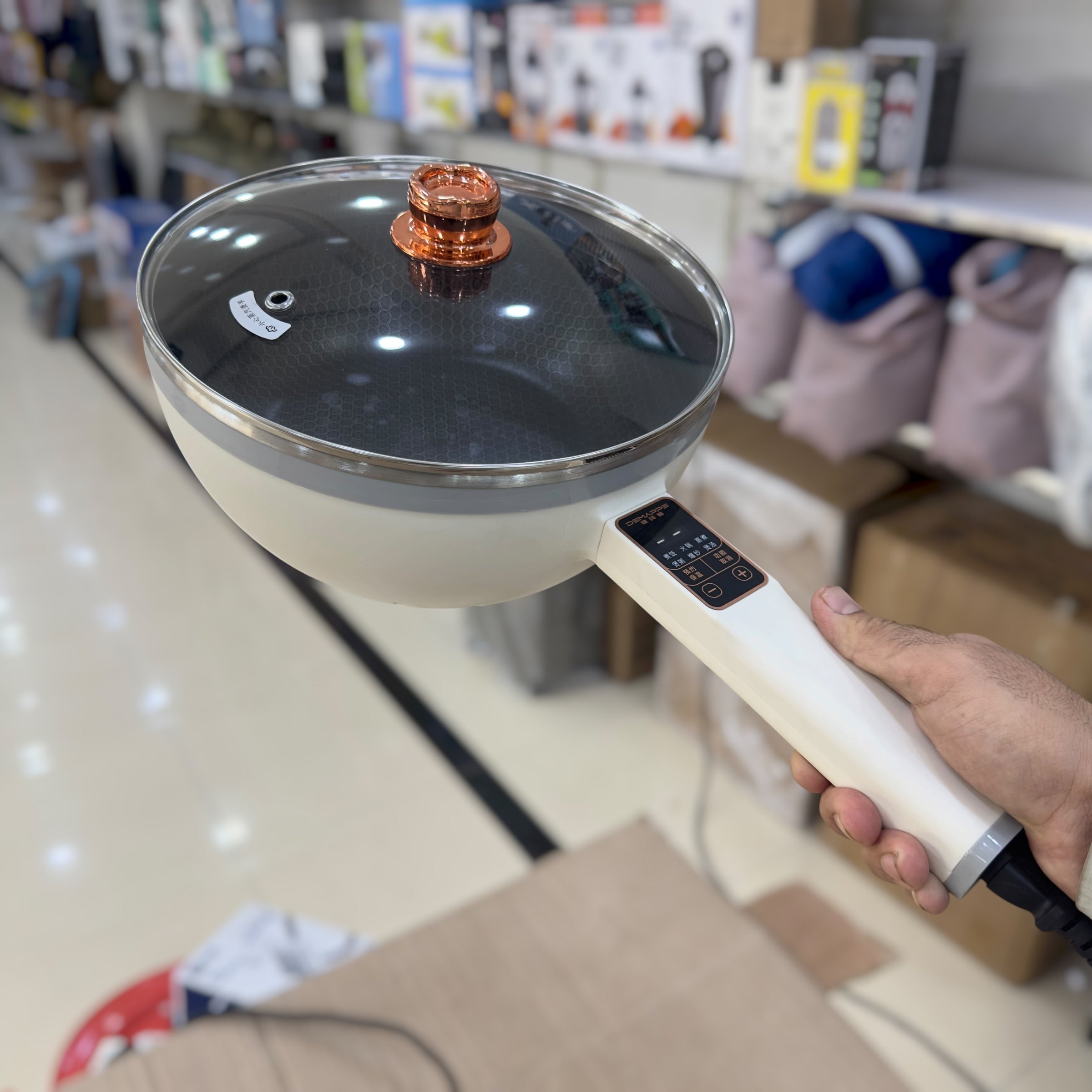 Digital Laser Coated Electric Cooking Pan