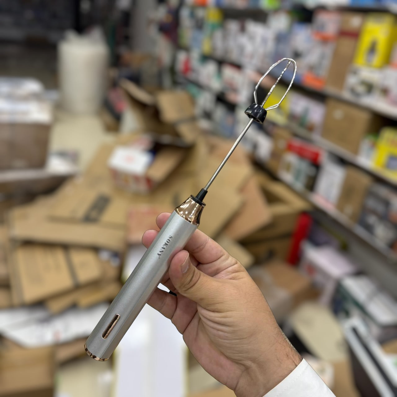 Sokany Metal Body Milk Frother & Whisker SK-02018