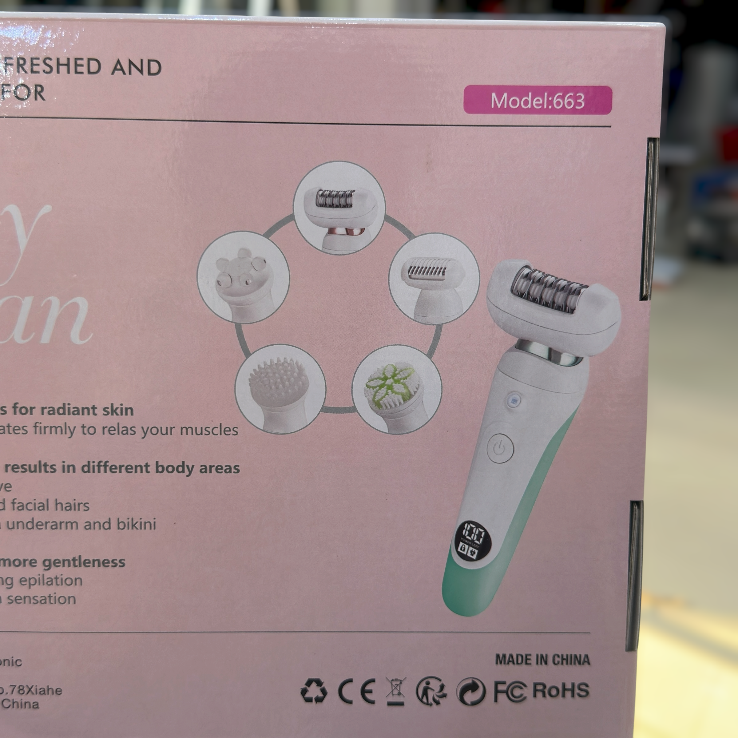 5 in 1 Washable Ladies Epilator Kit 663