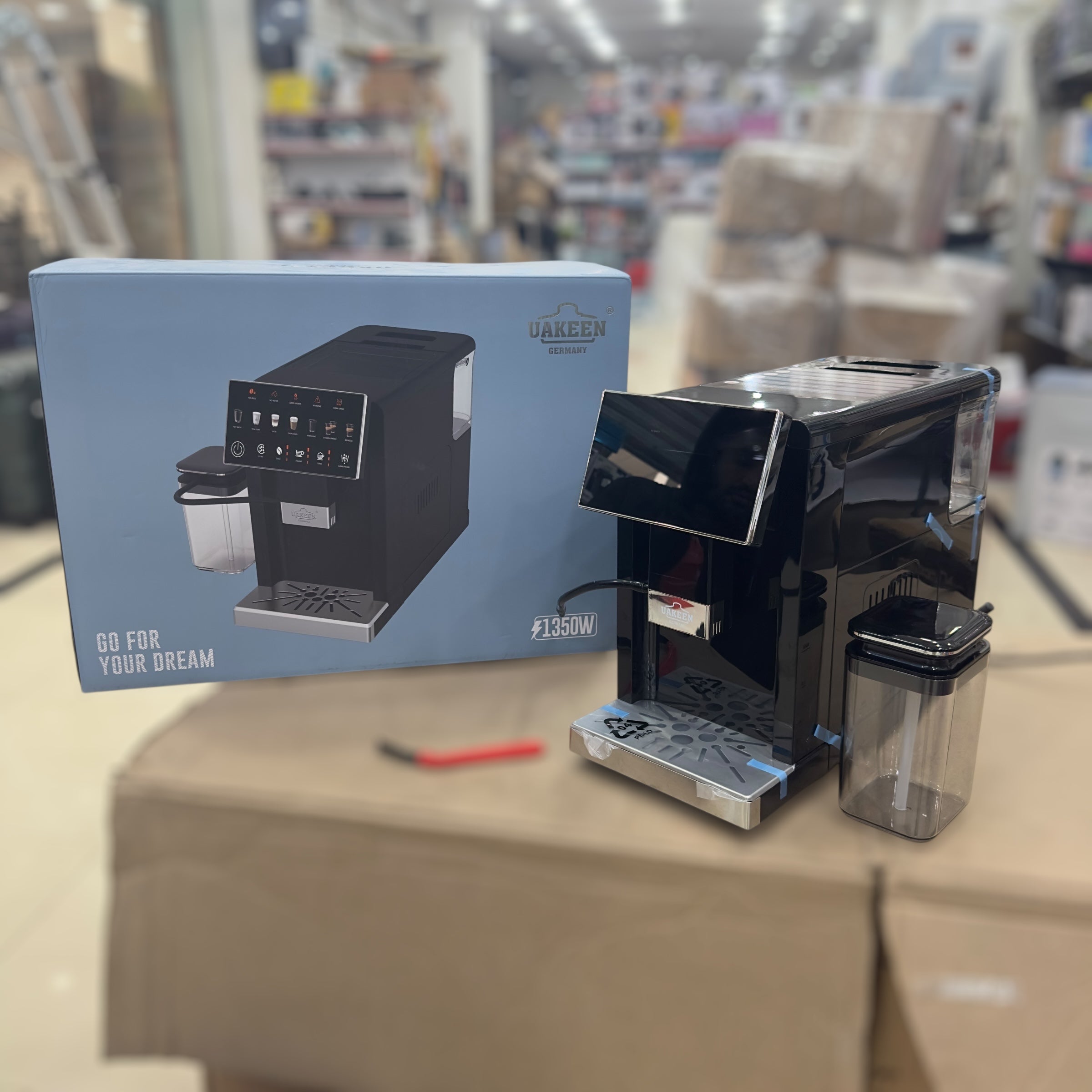 Uakeen Espresso, Cappuccino & Latte Coffee Machine ZL-1504