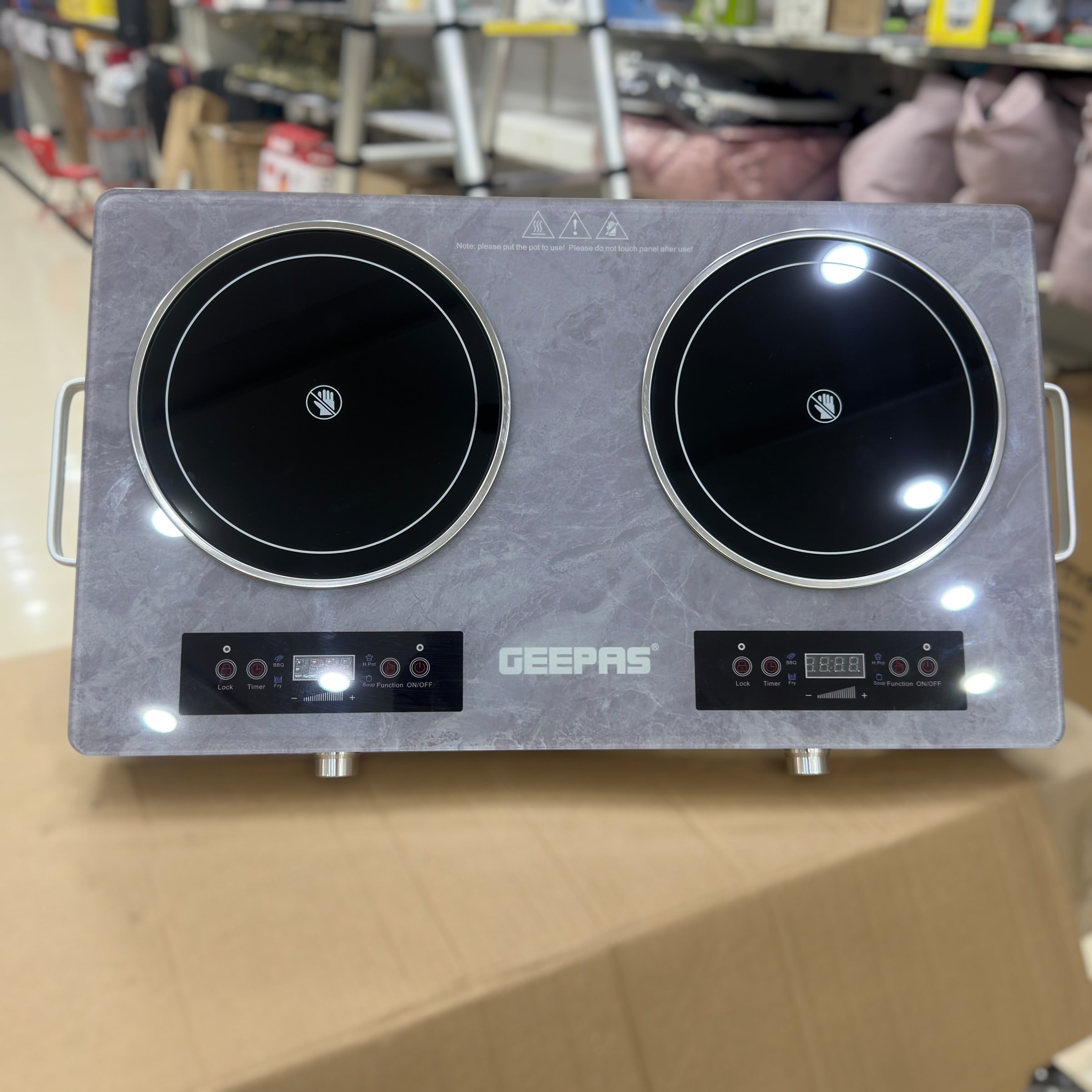 Geepas Double Burner Electric Infrared Cooker 6134