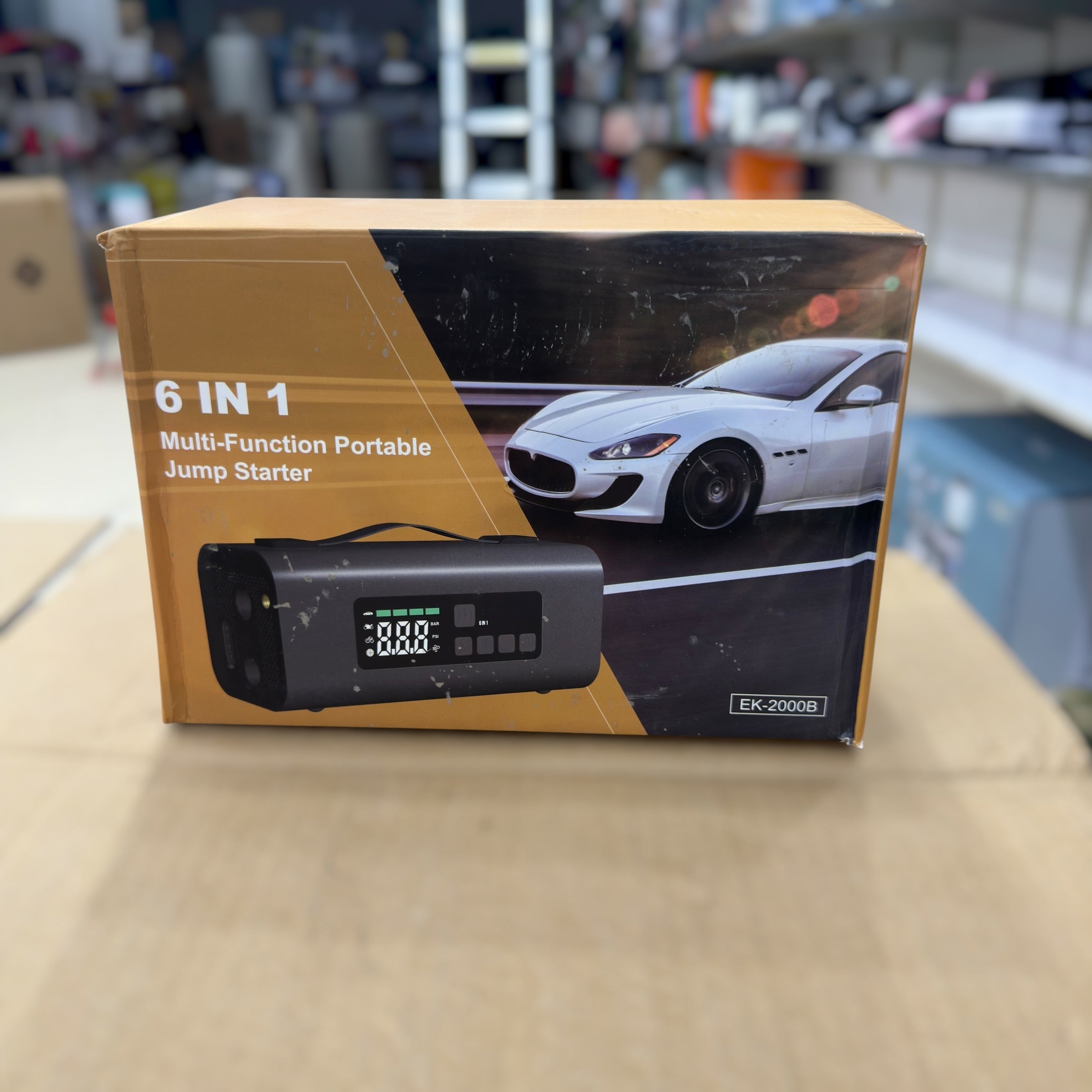 6 in 1 Portable Jump Starter EK-2000B