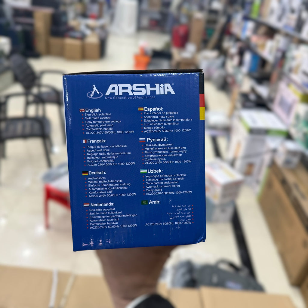 Arshia Black Heavy Dry Iron AS2212-9032