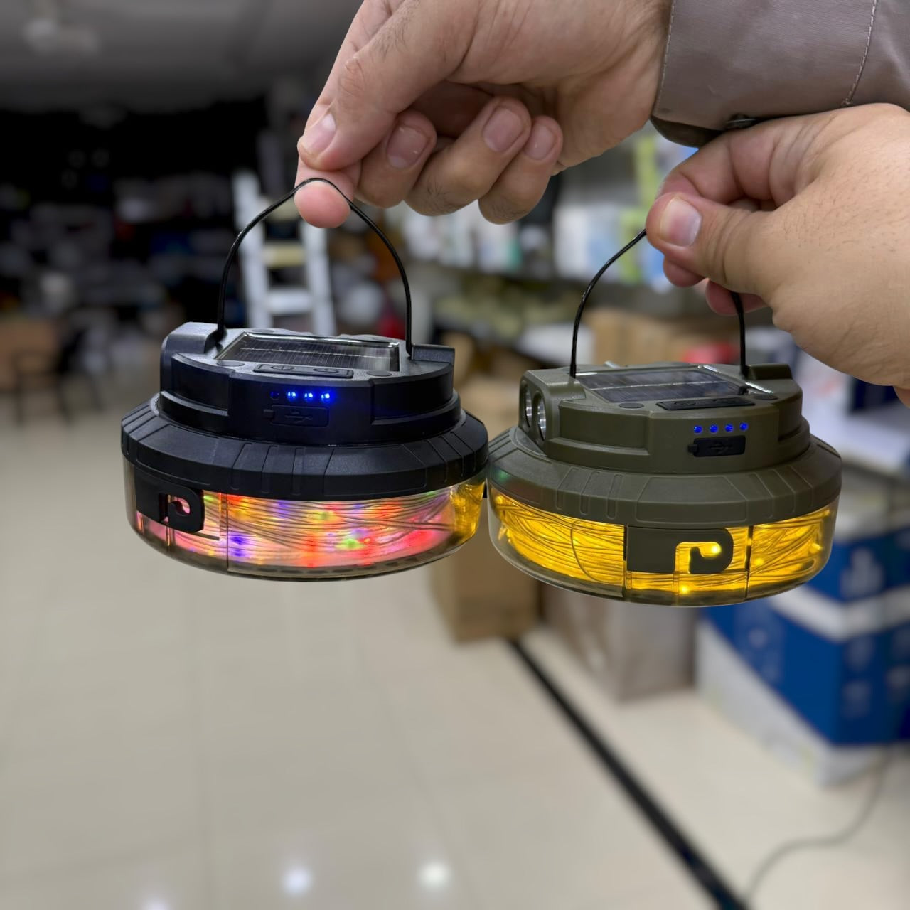 Dual Camping Solar Fairy Light 8258